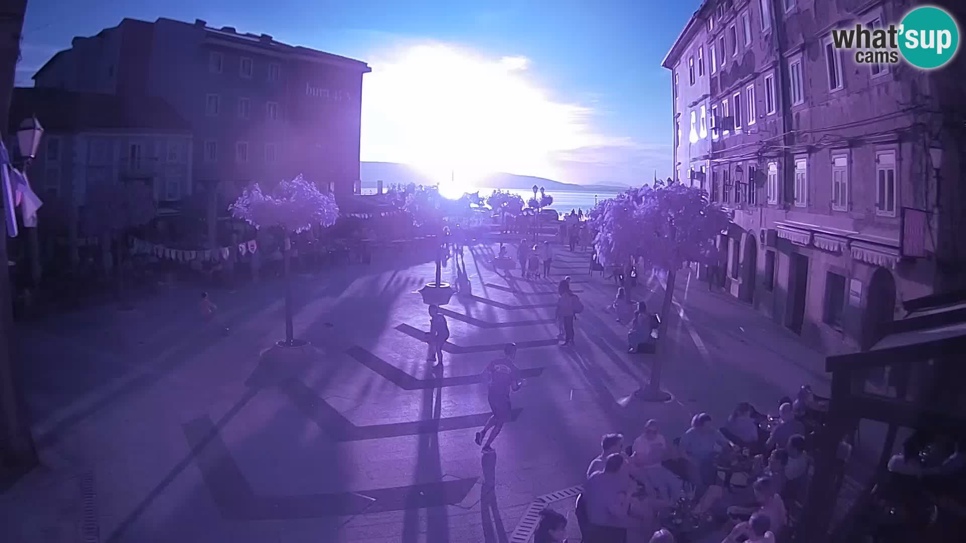 Center of Senj city – Pavlin square – Live Cam Dalmatia