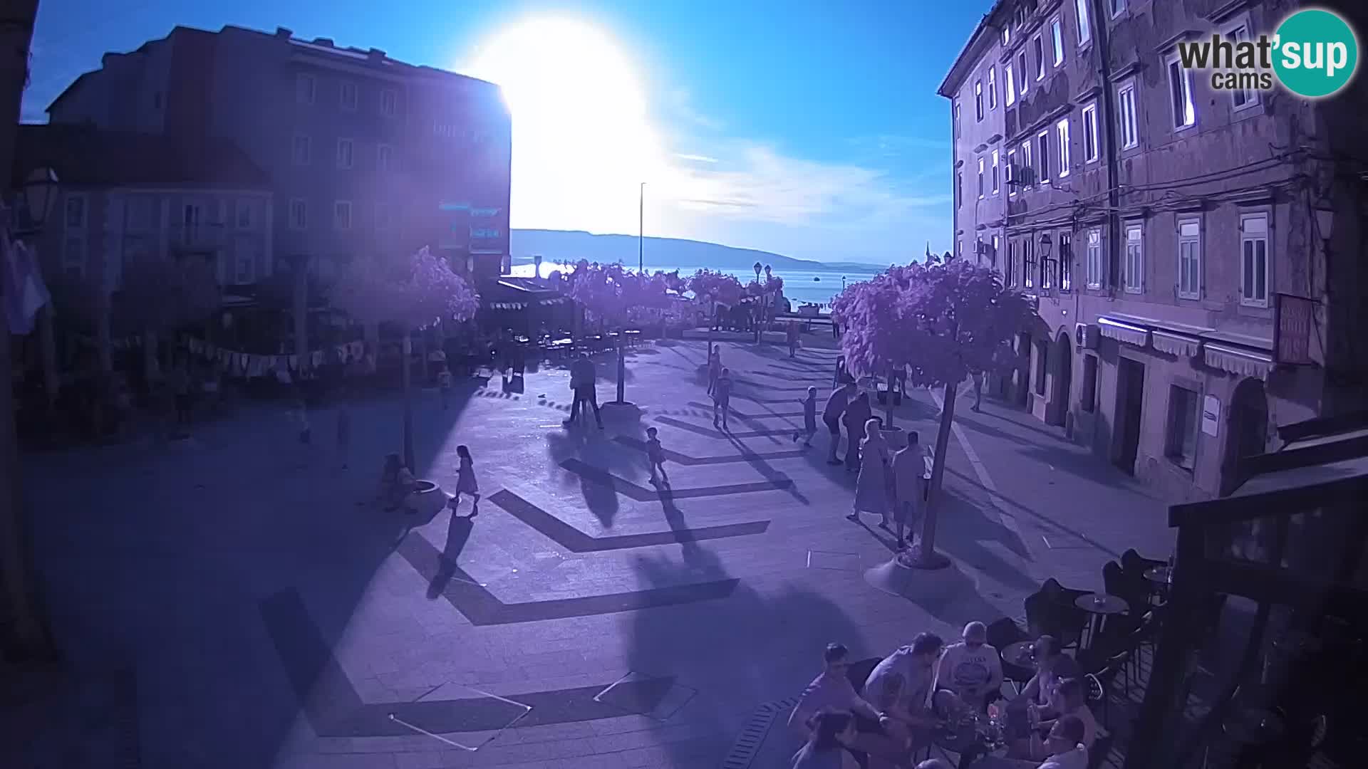 Center of Senj city – Pavlin square – Live Cam Dalmatia