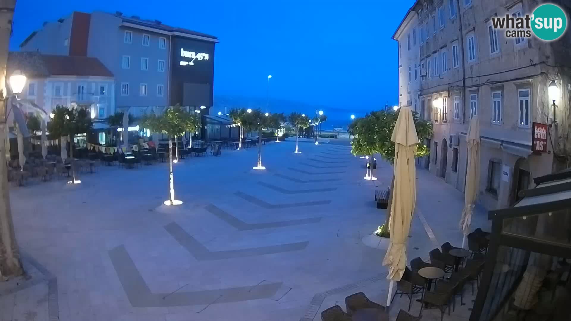 Centro della città di Senj – Piazza Pavlin – Live Cam Dalmazia