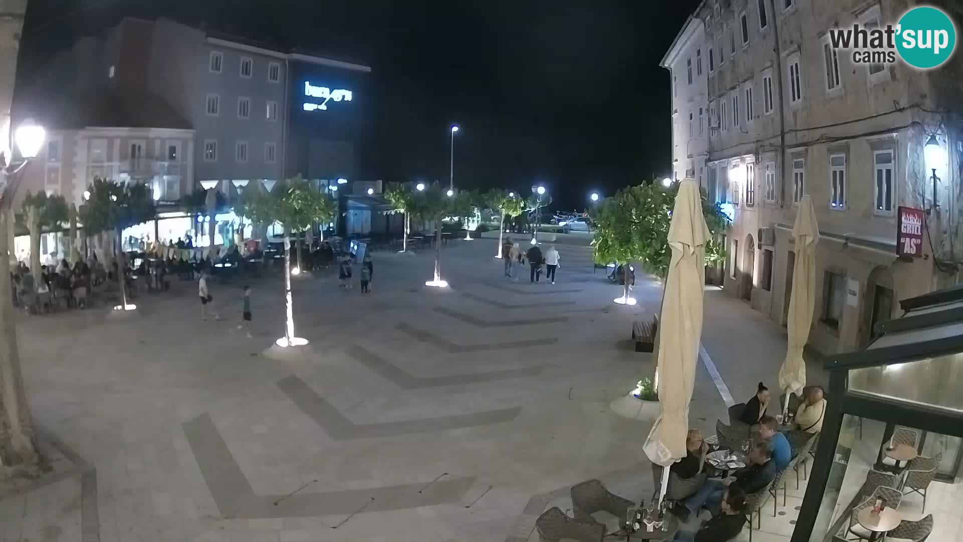 Center of Senj city – Pavlin square – Live Cam Dalmatia