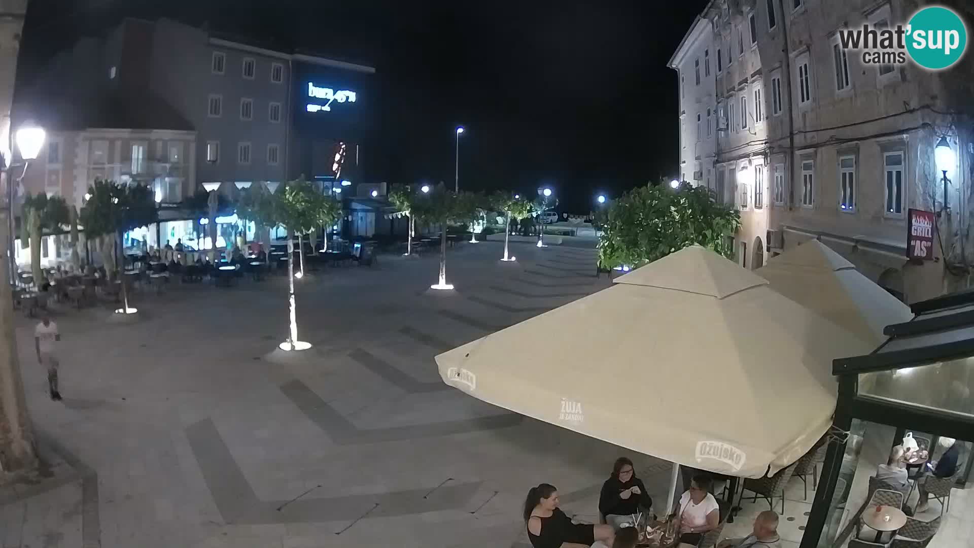 Center of Senj city – Pavlin square – Live Cam Dalmatia