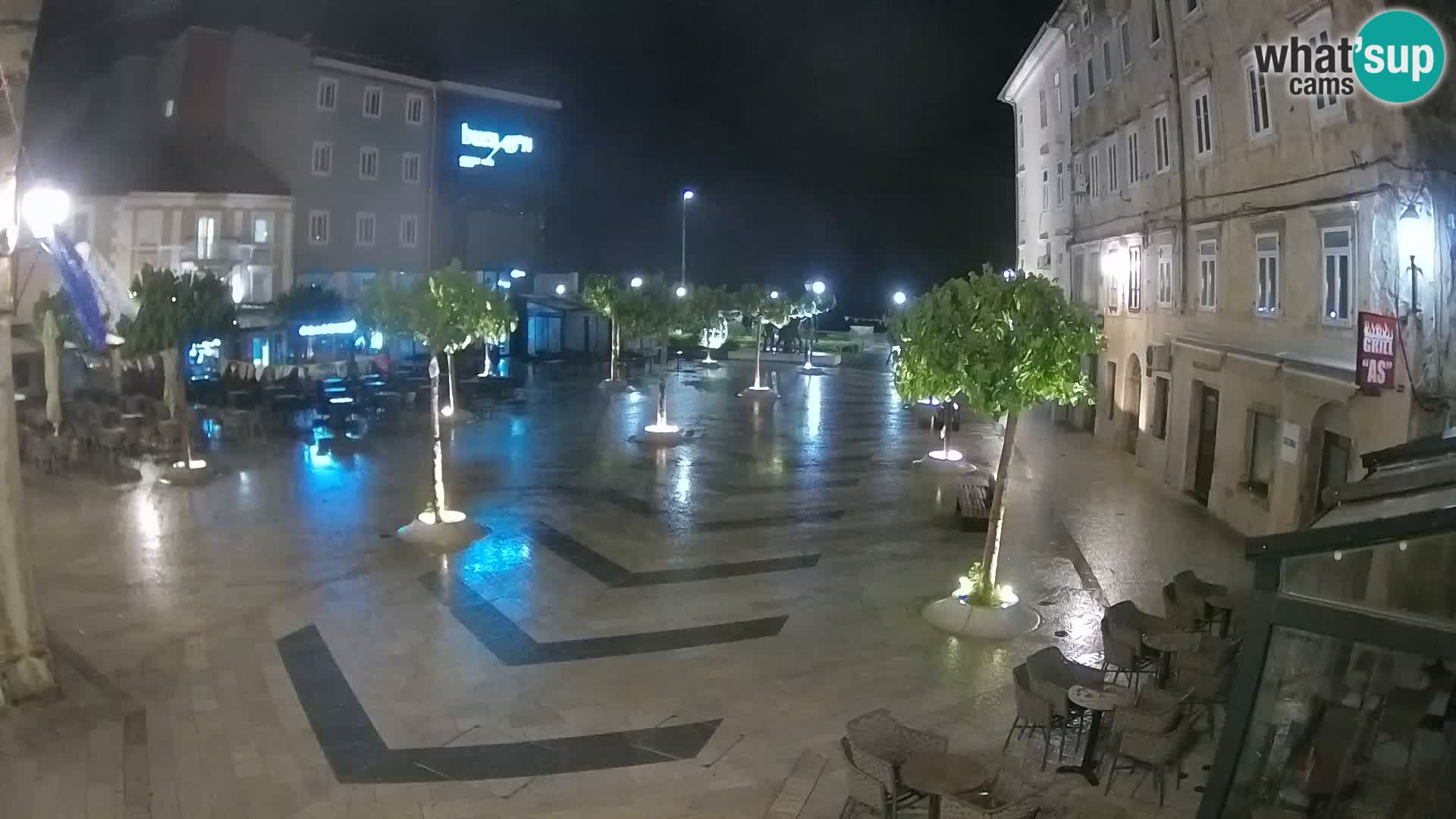 Center of Senj city – Pavlin square – Live Cam Dalmatia