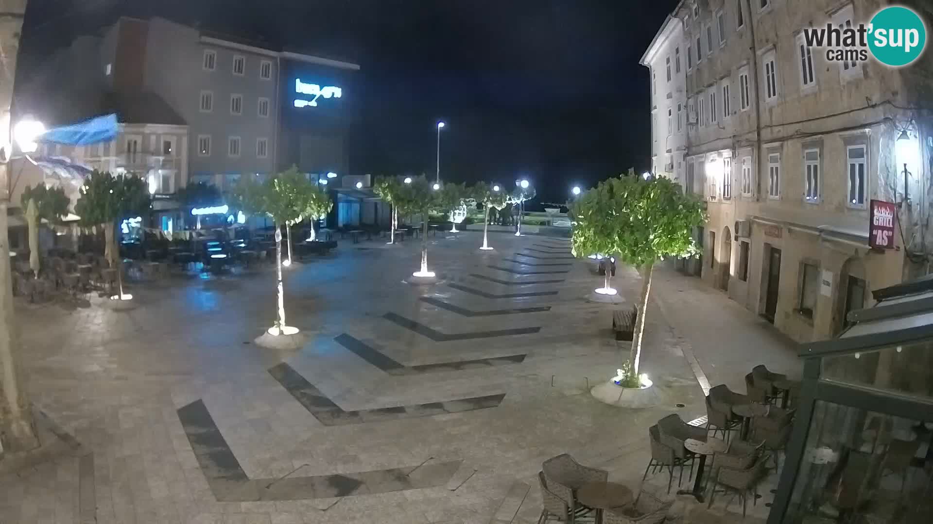 Centro della città di Senj – Piazza Pavlin – Live Cam Dalmazia