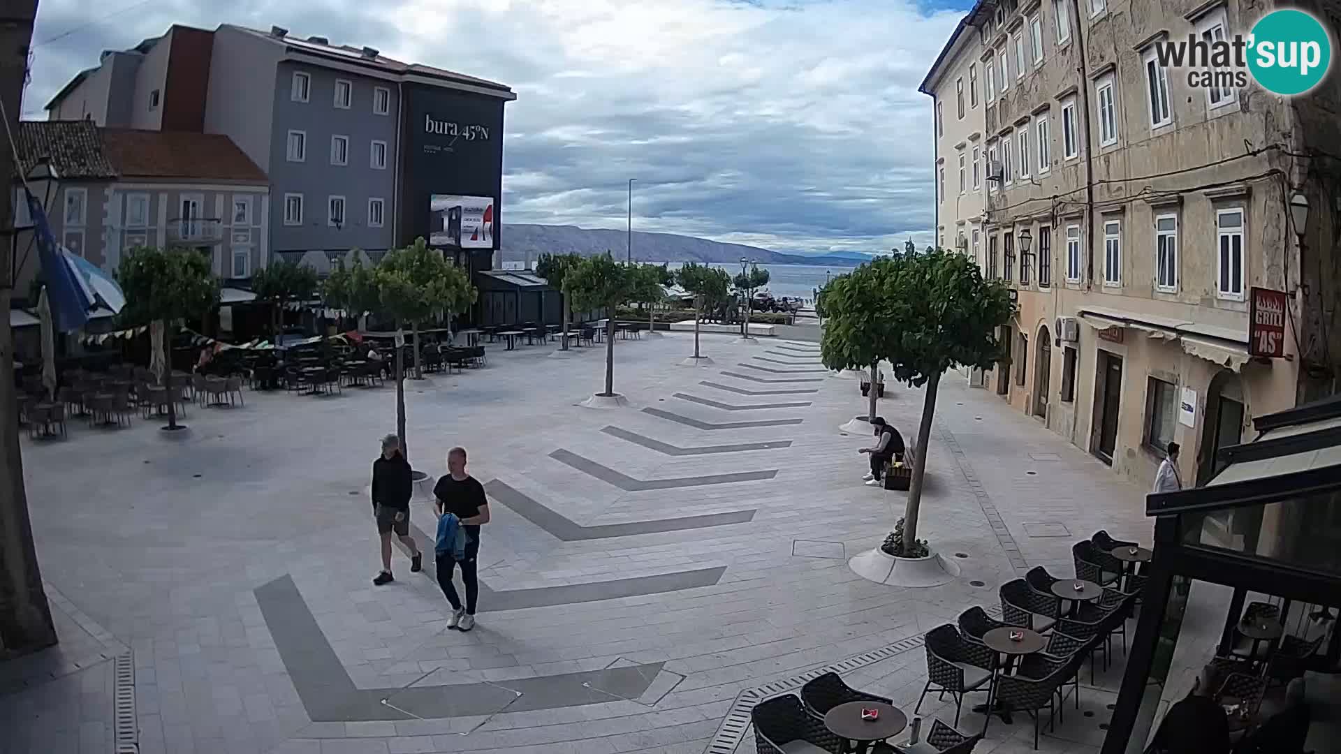 Centre de la ville de Senj – Place Pavlin – Live Cam Dalmatie