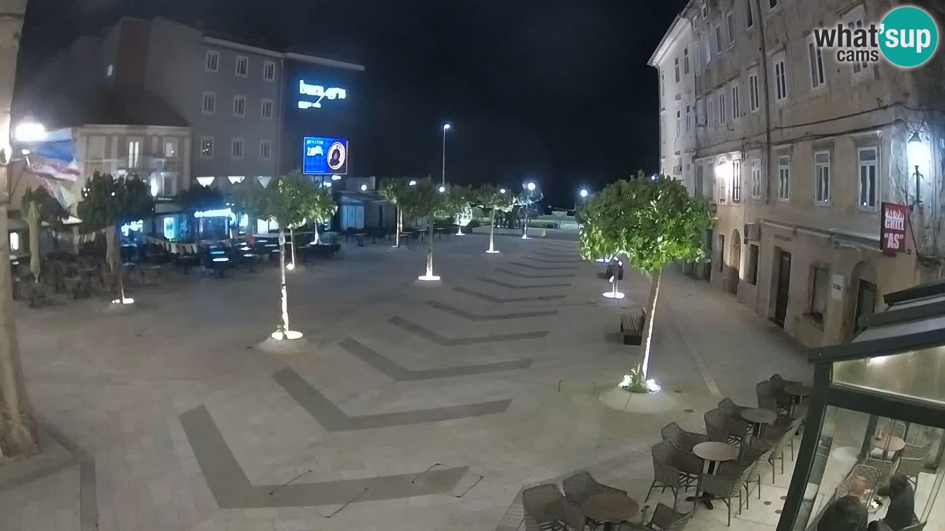 Centro della città di Senj – Piazza Pavlin – Live Cam Dalmazia