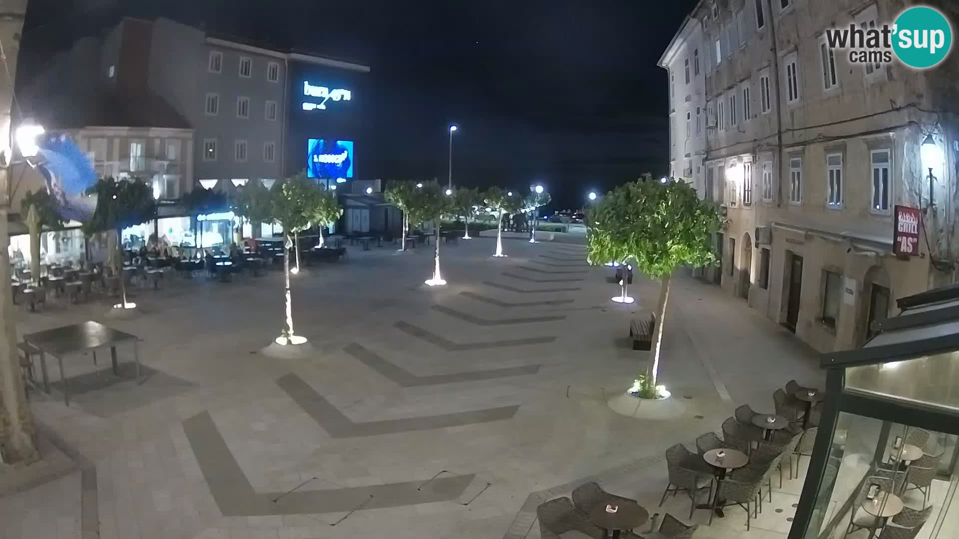 Center of Senj city – Pavlin square – Live Cam Dalmatia