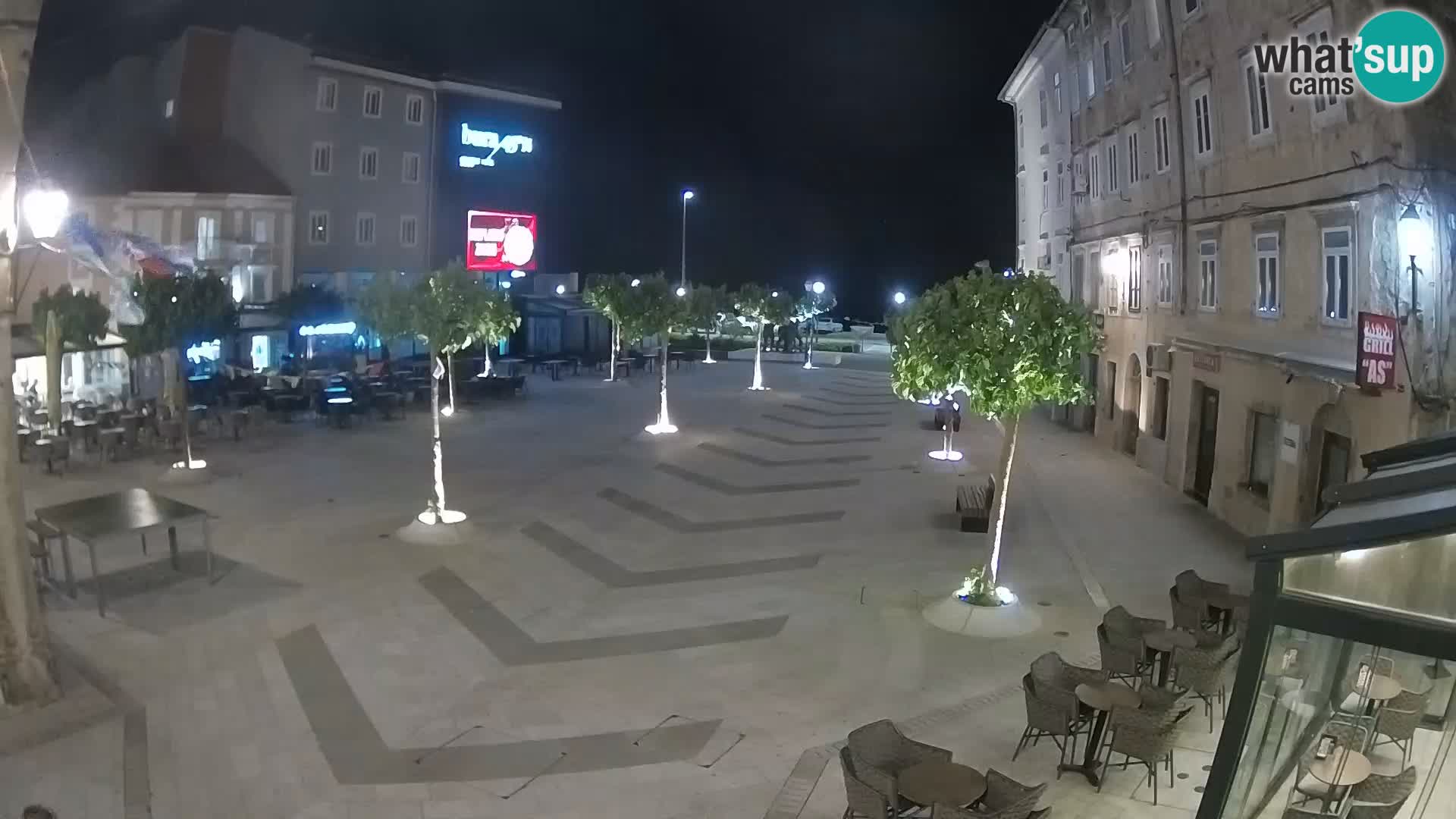 Center of Senj city – Pavlin square – Live Cam Dalmatia