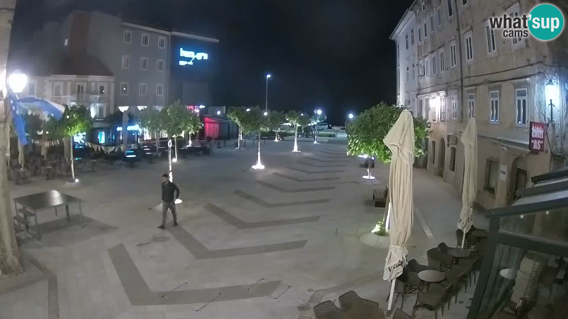 Center of Senj city – Pavlin square – Live Cam Dalmatia
