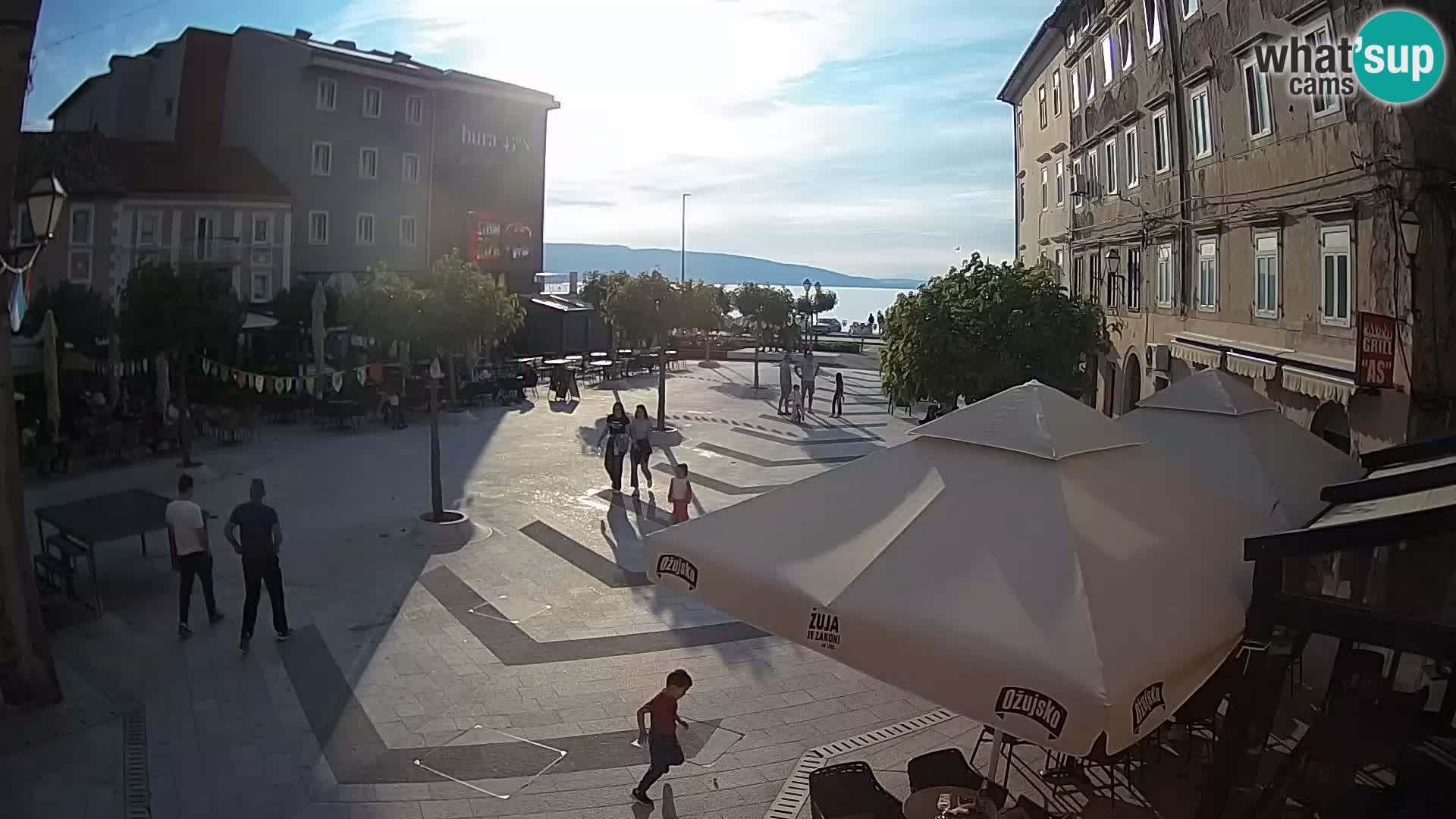 Center of Senj city – Pavlin square – Live Cam Dalmatia
