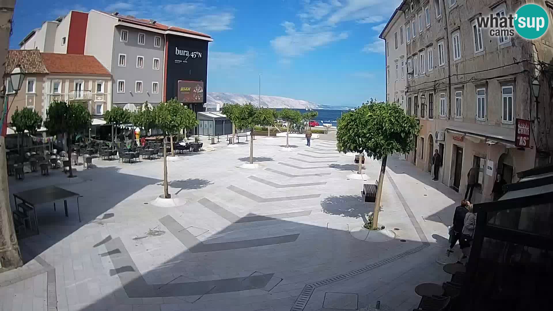 Zentrum der Stadt Senj – Pavlin platz – Live Cam Dalmatia