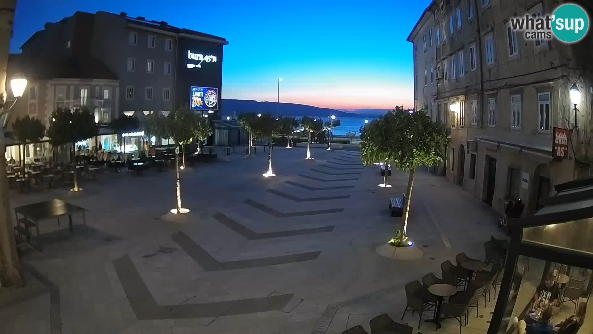 Center of Senj city – Pavlin square – Live Cam Dalmatia