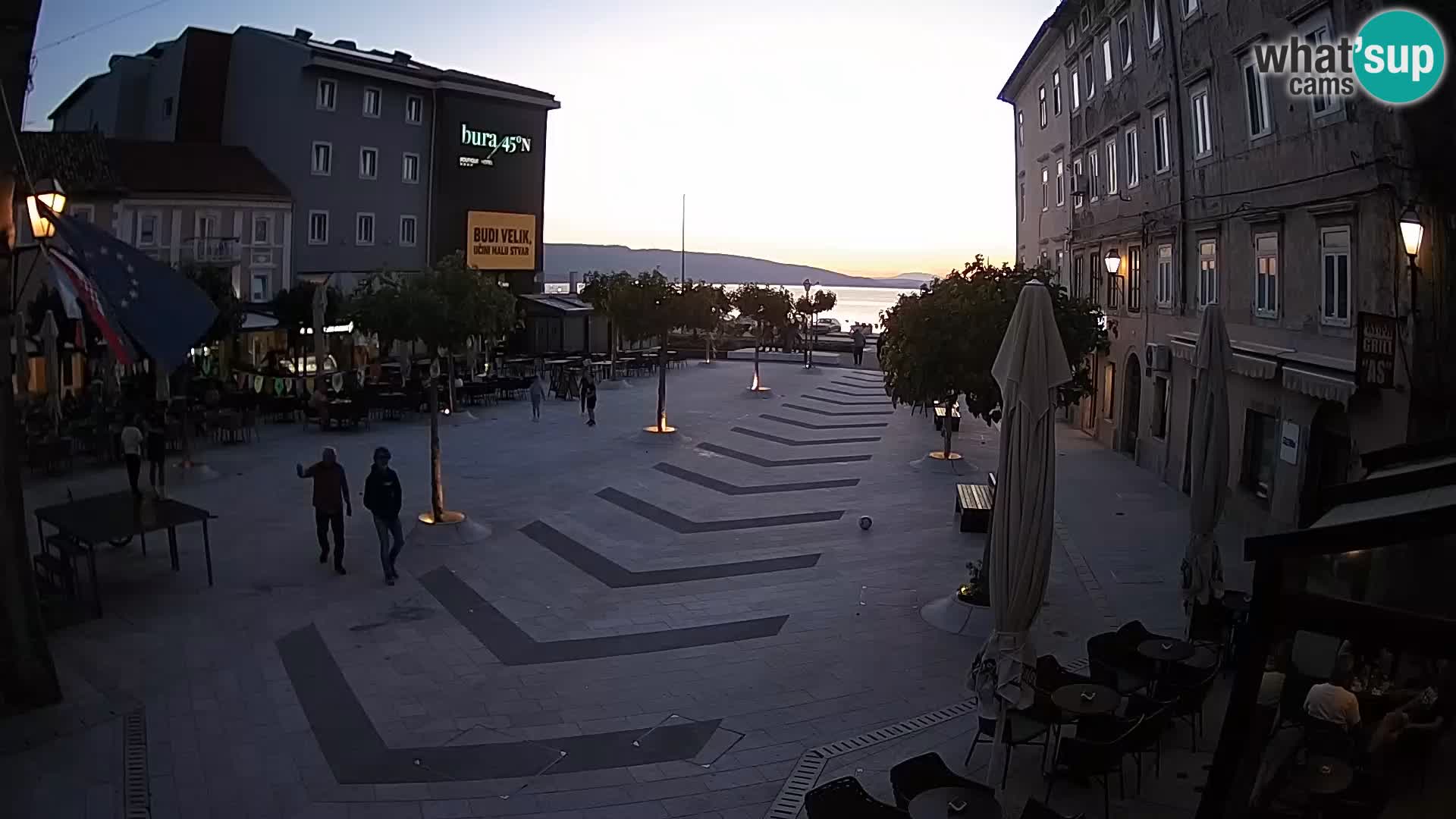Center of Senj city – Pavlin square – Live Cam Dalmatia