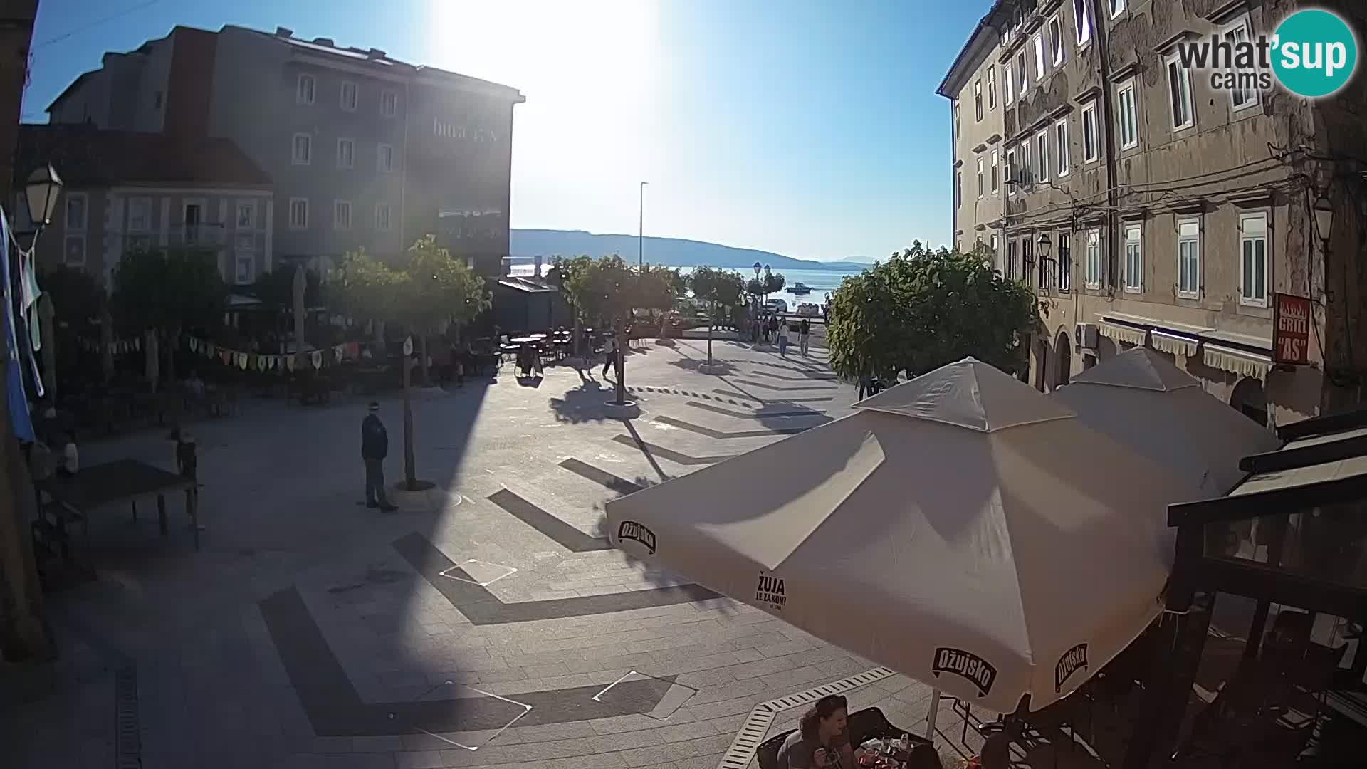 Centro della città di Senj – Piazza Pavlin – Live Cam Dalmazia