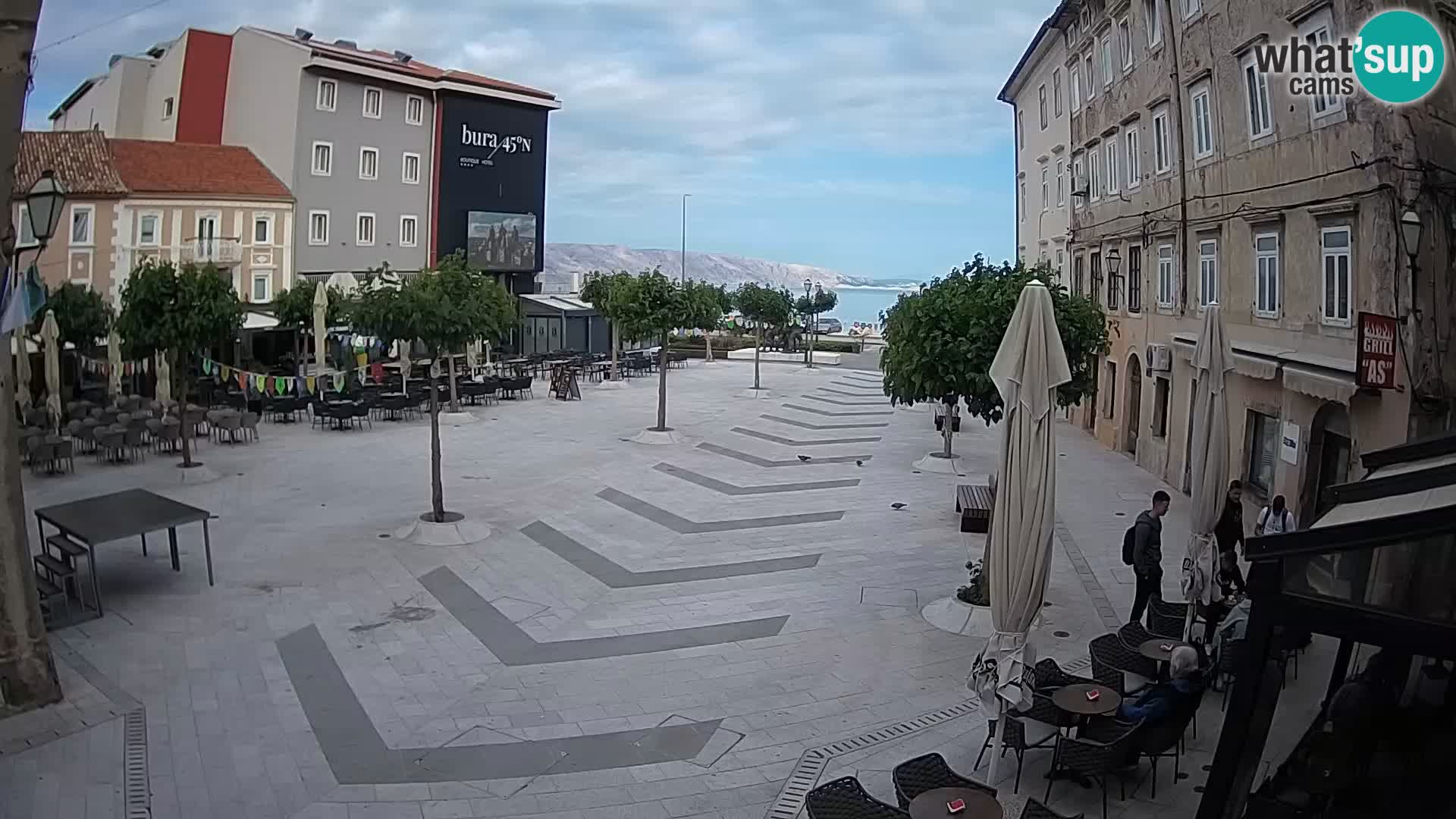 Center of Senj city – Pavlin square – Live Cam Dalmatia
