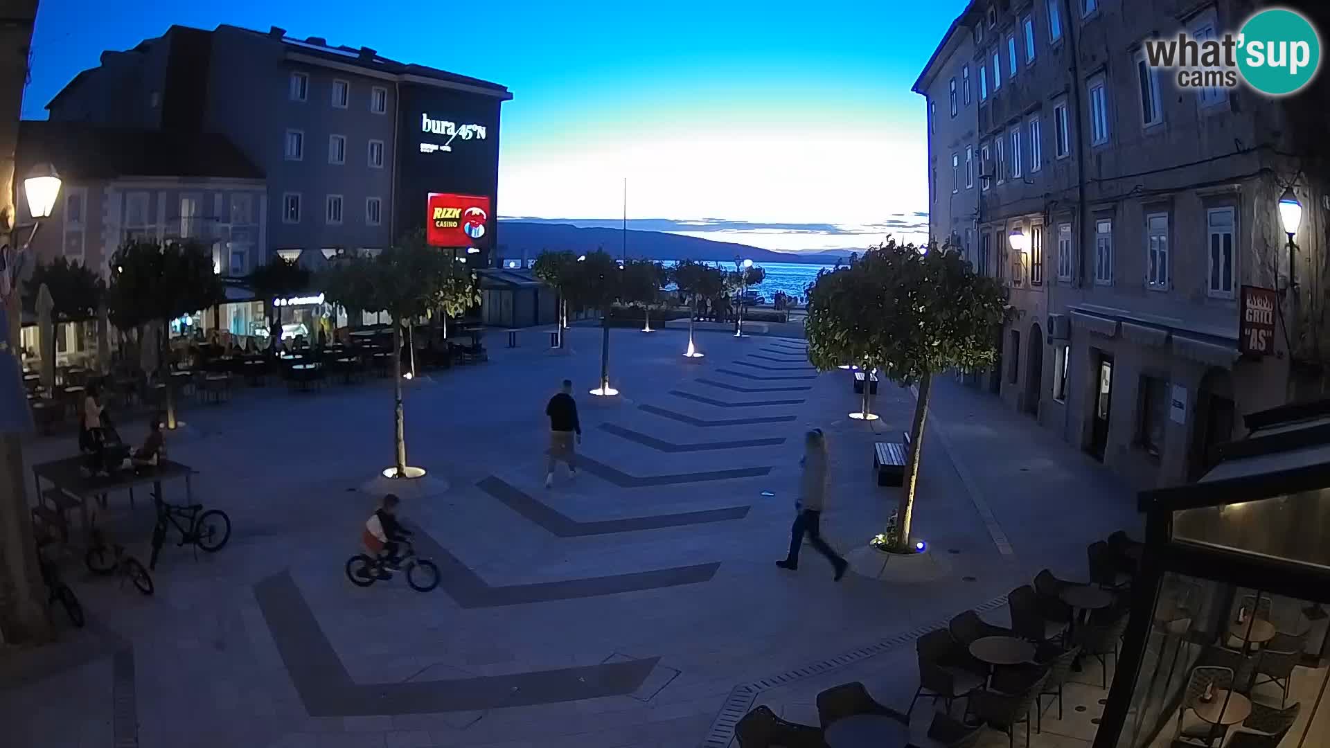Center of Senj city – Pavlin square – Live Cam Dalmatia