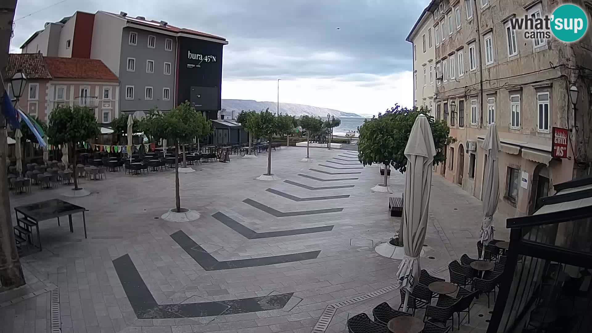 Center of Senj city – Pavlin square – Live Cam Dalmatia