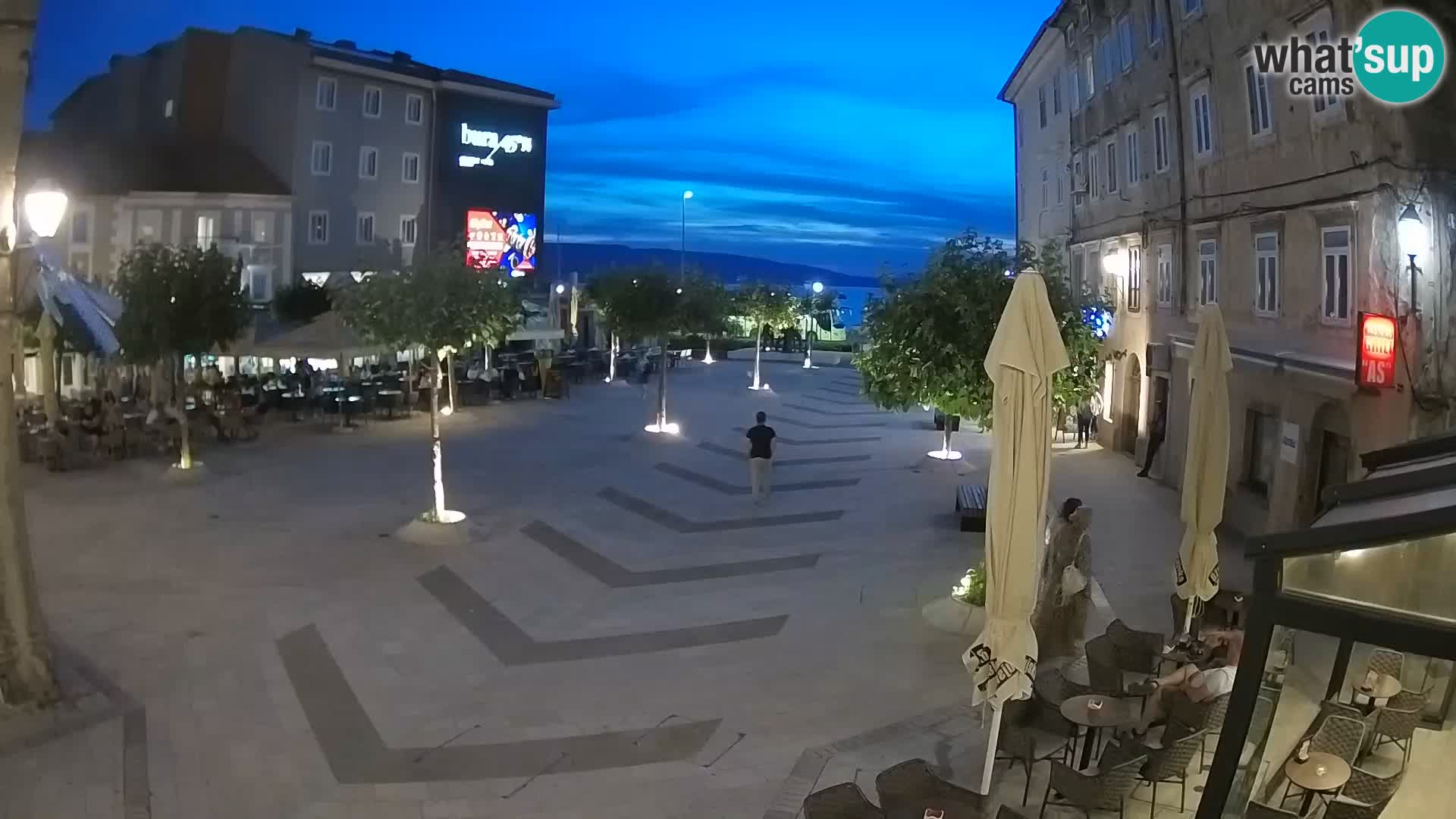 Centro della città di Senj – Piazza Pavlin – Live Cam Dalmazia