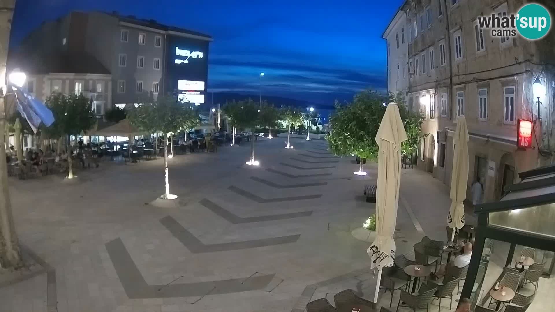 Center of Senj city – Pavlin square – Live Cam Dalmatia