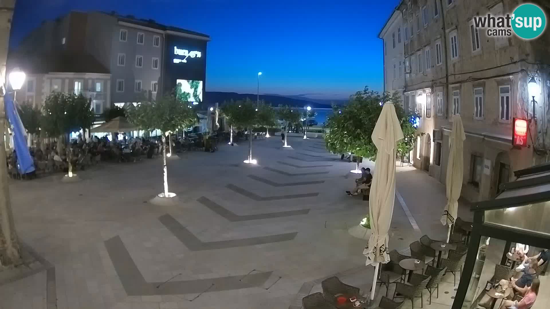Centro della città di Senj – Piazza Pavlin – Live Cam Dalmazia