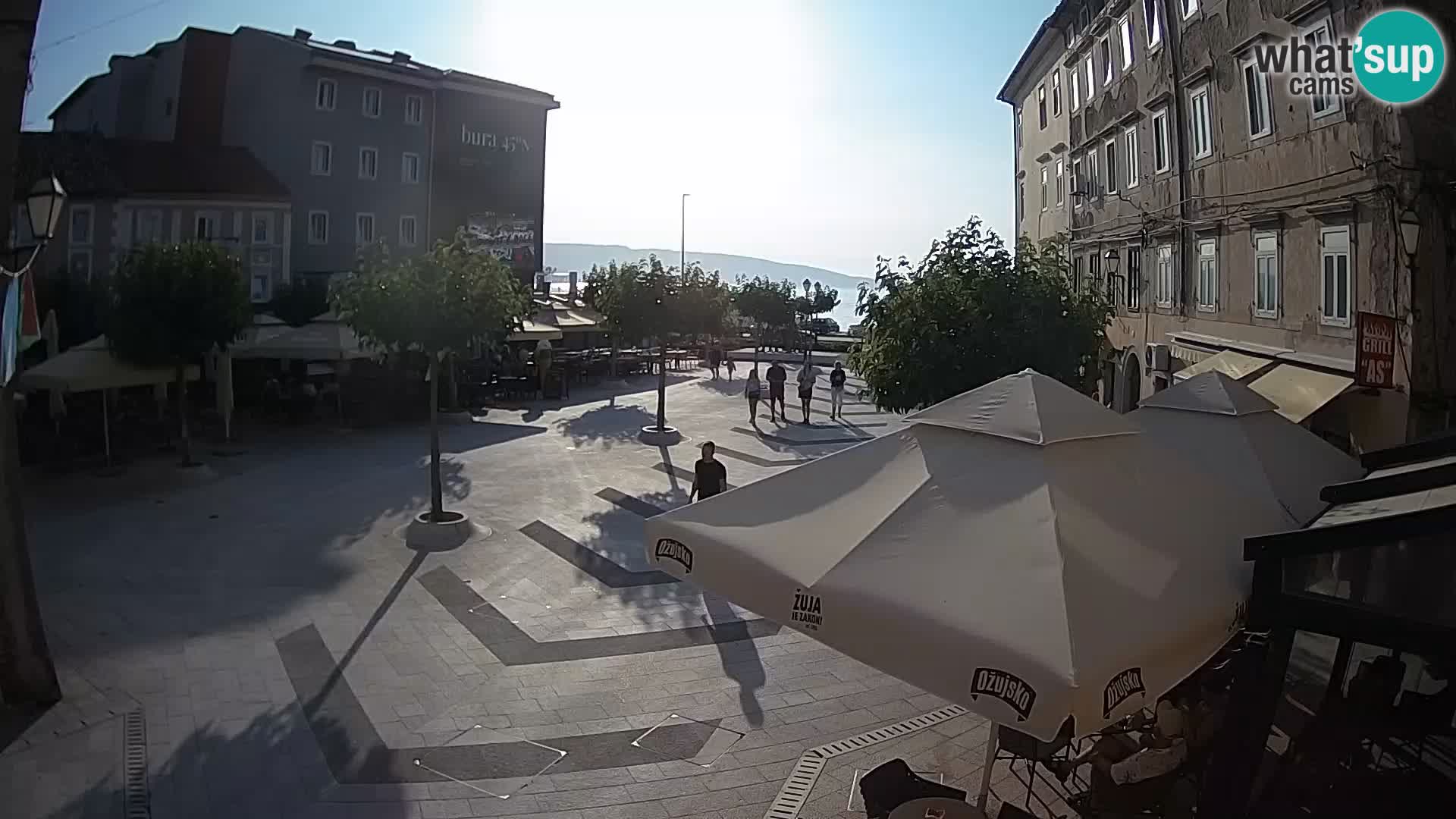 Center of Senj city – Pavlin square – Live Cam Dalmatia
