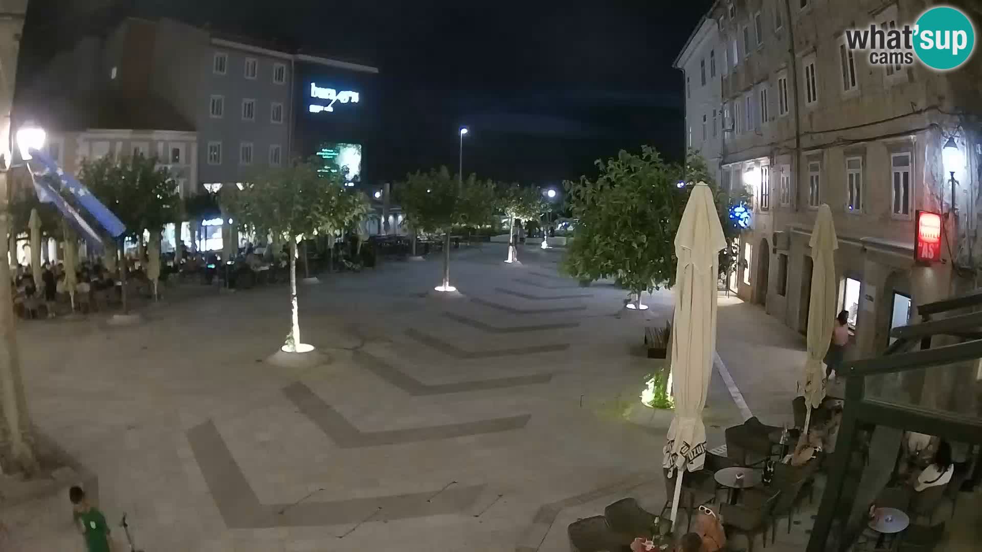 Center of Senj city – Pavlin square – Live Cam Dalmatia