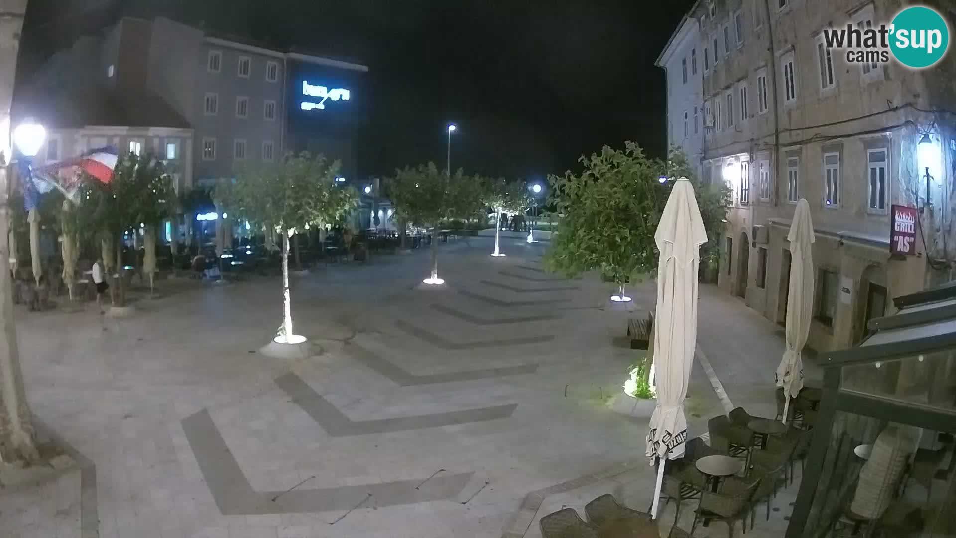Center of Senj city – Pavlin square – Live Cam Dalmatia
