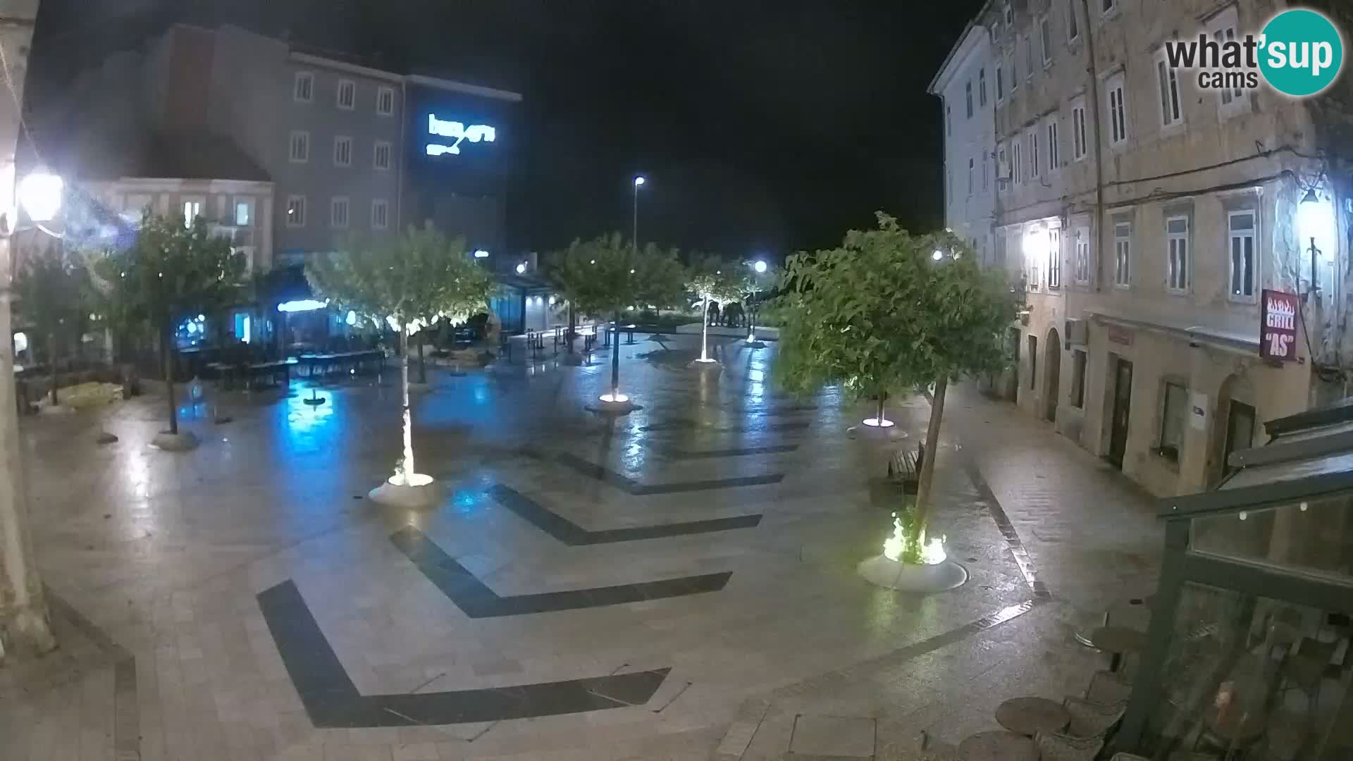 Center mesta Senj – Pavlinski trg – spletne kamere Dalmacija