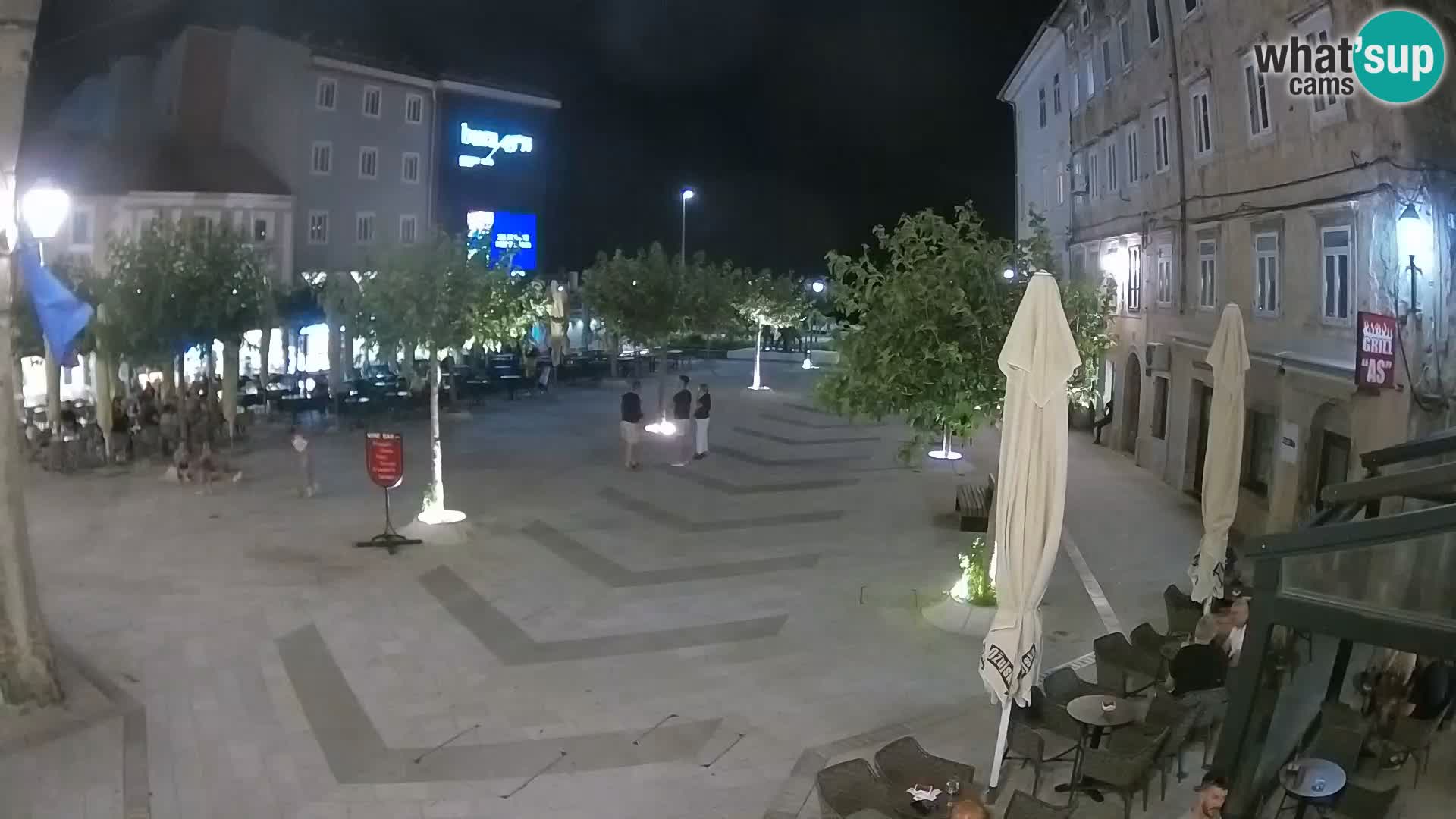 Center of Senj city – Pavlin square – Live Cam Dalmatia