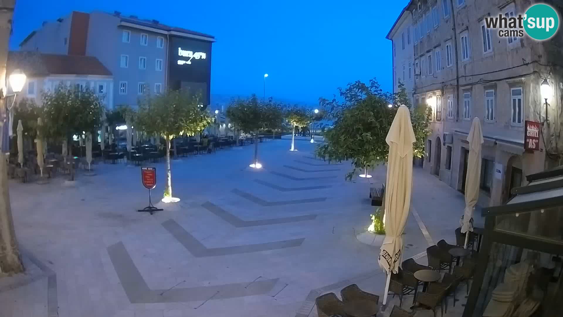 Center of Senj city – Pavlin square – Live Cam Dalmatia