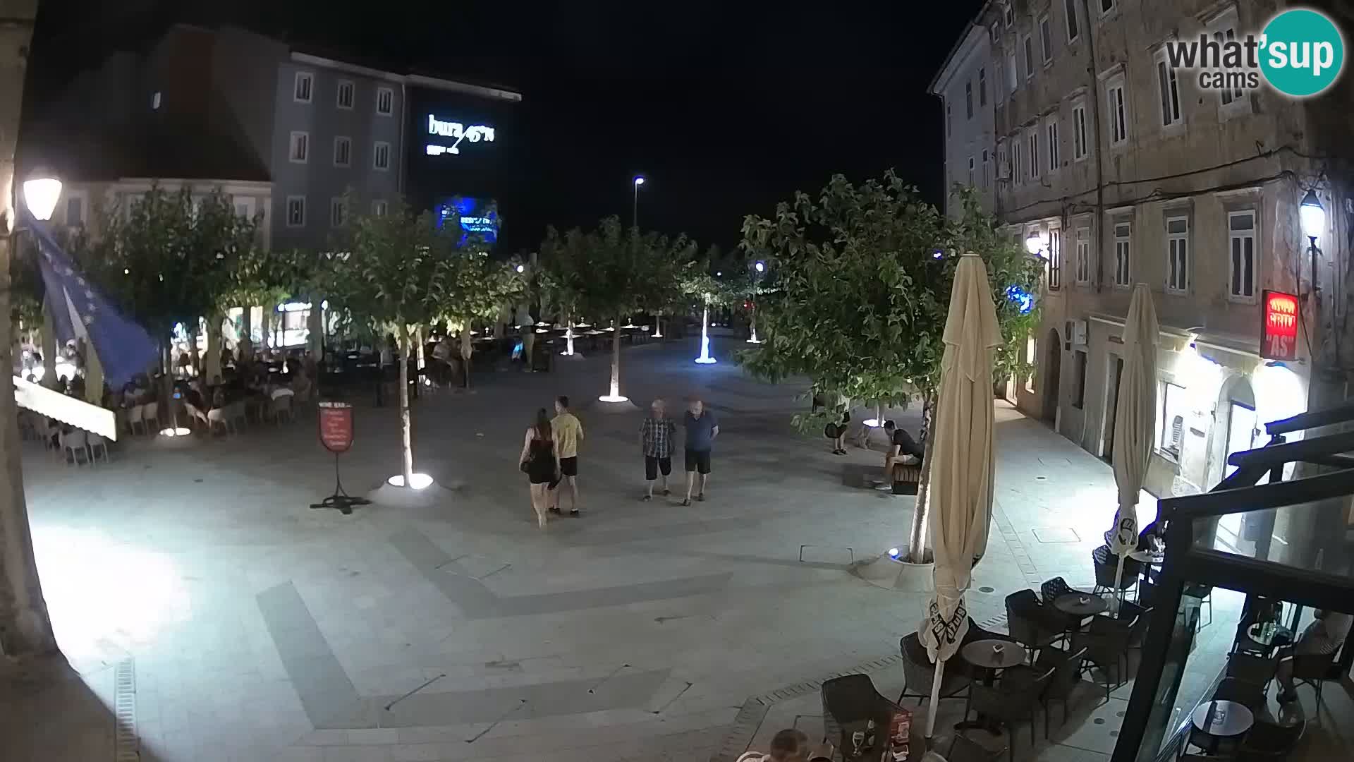 Center of Senj city – Pavlin square – Live Cam Dalmatia