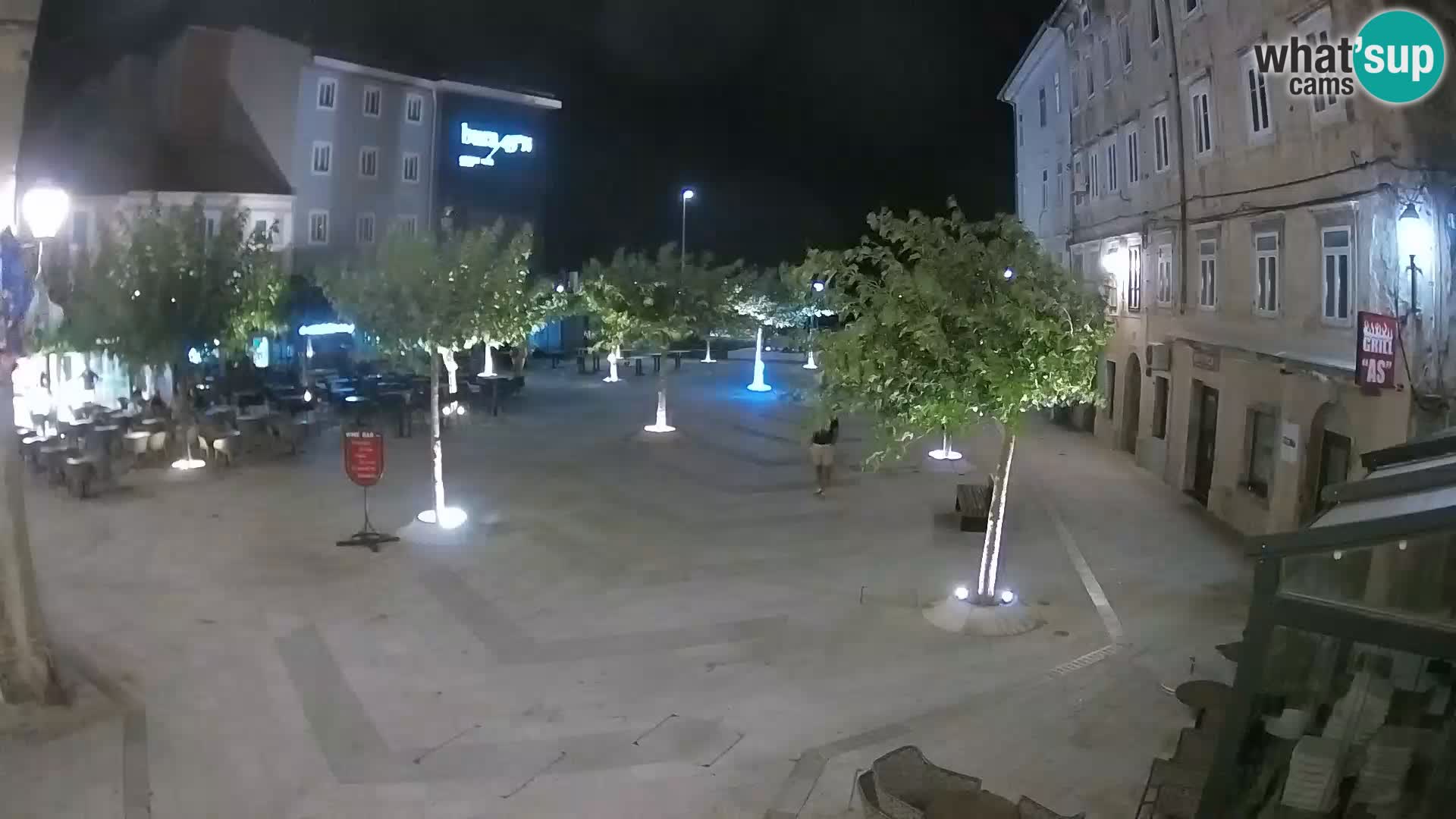 Center of Senj city – Pavlin square – Live Cam Dalmatia