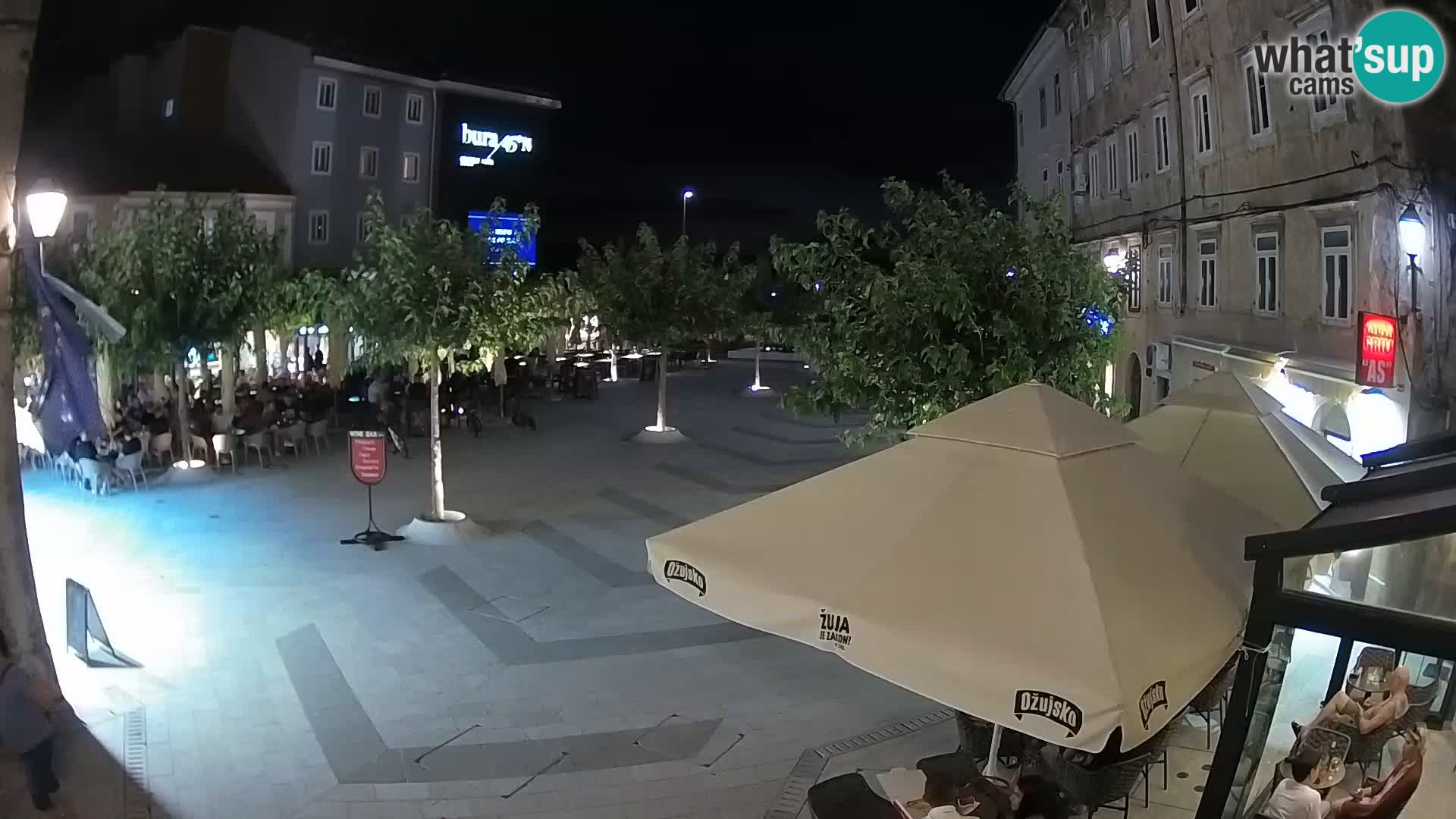 Center of Senj city – Pavlin square – Live Cam Dalmatia