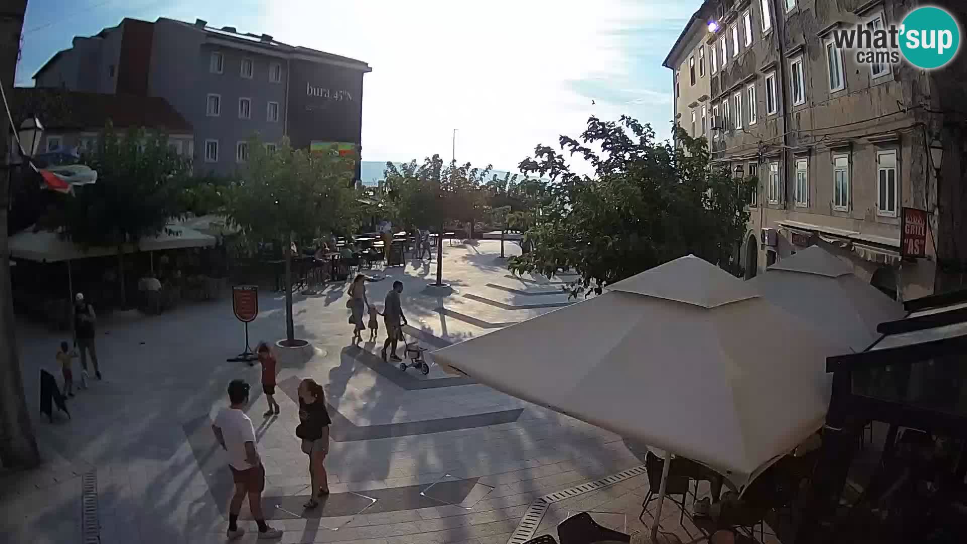 Center of Senj city – Pavlin square – Live Cam Dalmatia