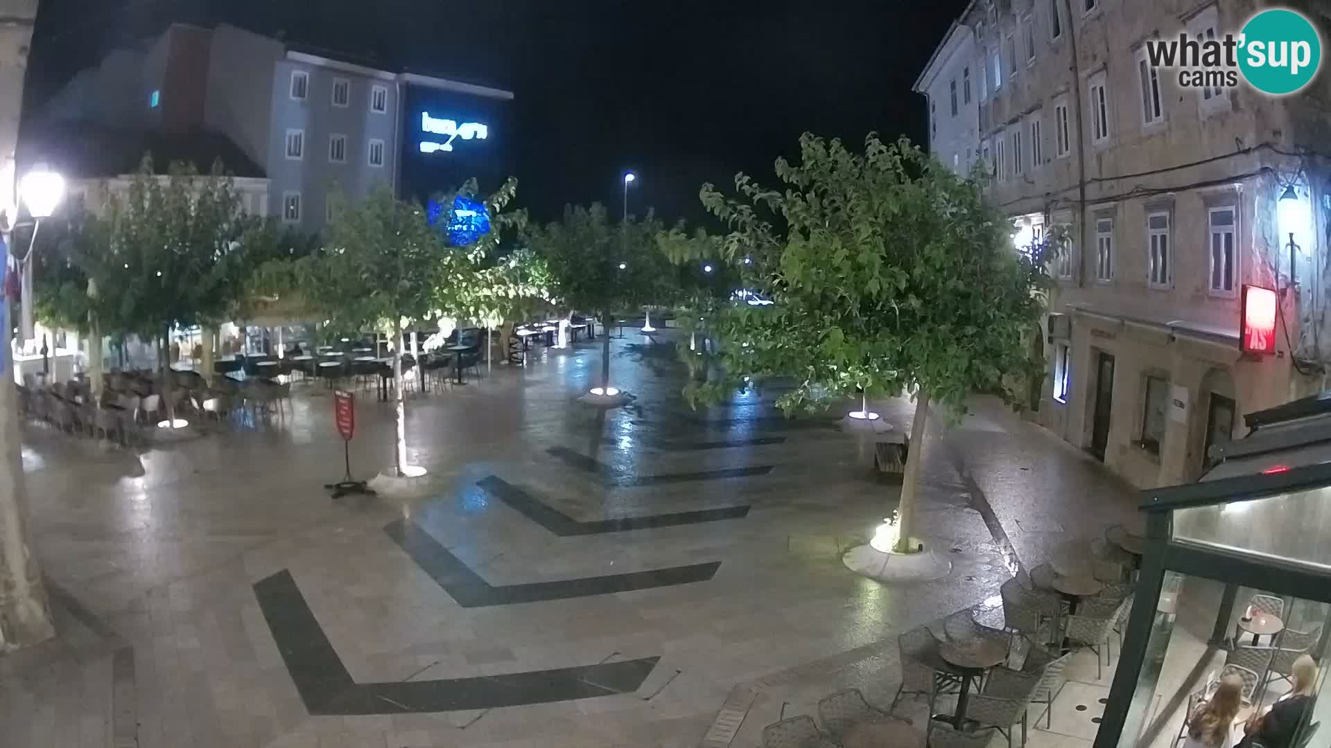 Center of Senj city – Pavlin square – Live Cam Dalmatia
