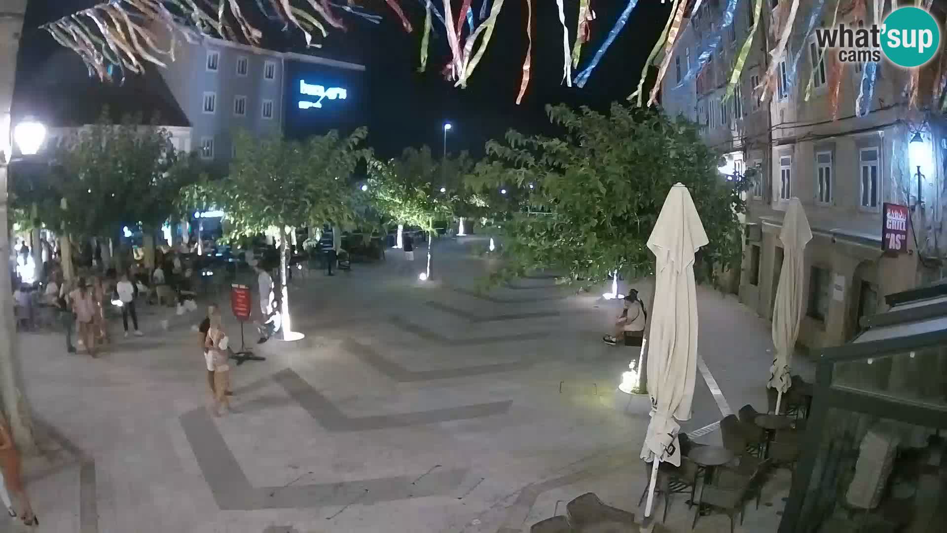 Centro della città di Senj – Piazza Pavlin – Live Cam Dalmazia