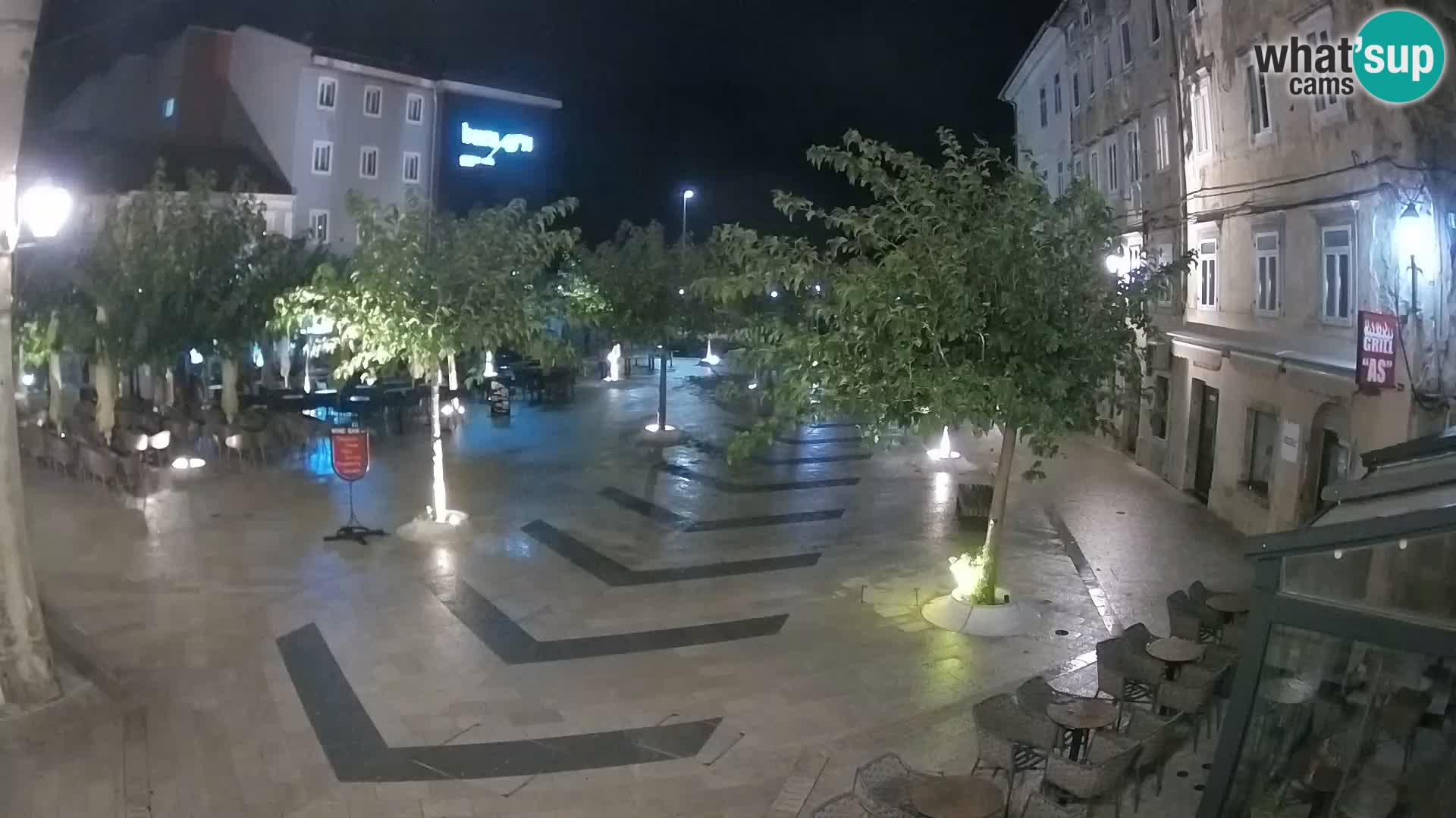 Center of Senj city – Pavlin square – Live Cam Dalmatia