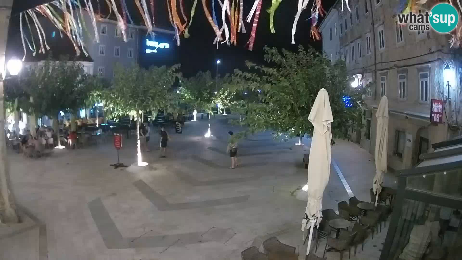 Centre de la ville de Senj – Place Pavlin – Live Cam Dalmatie
