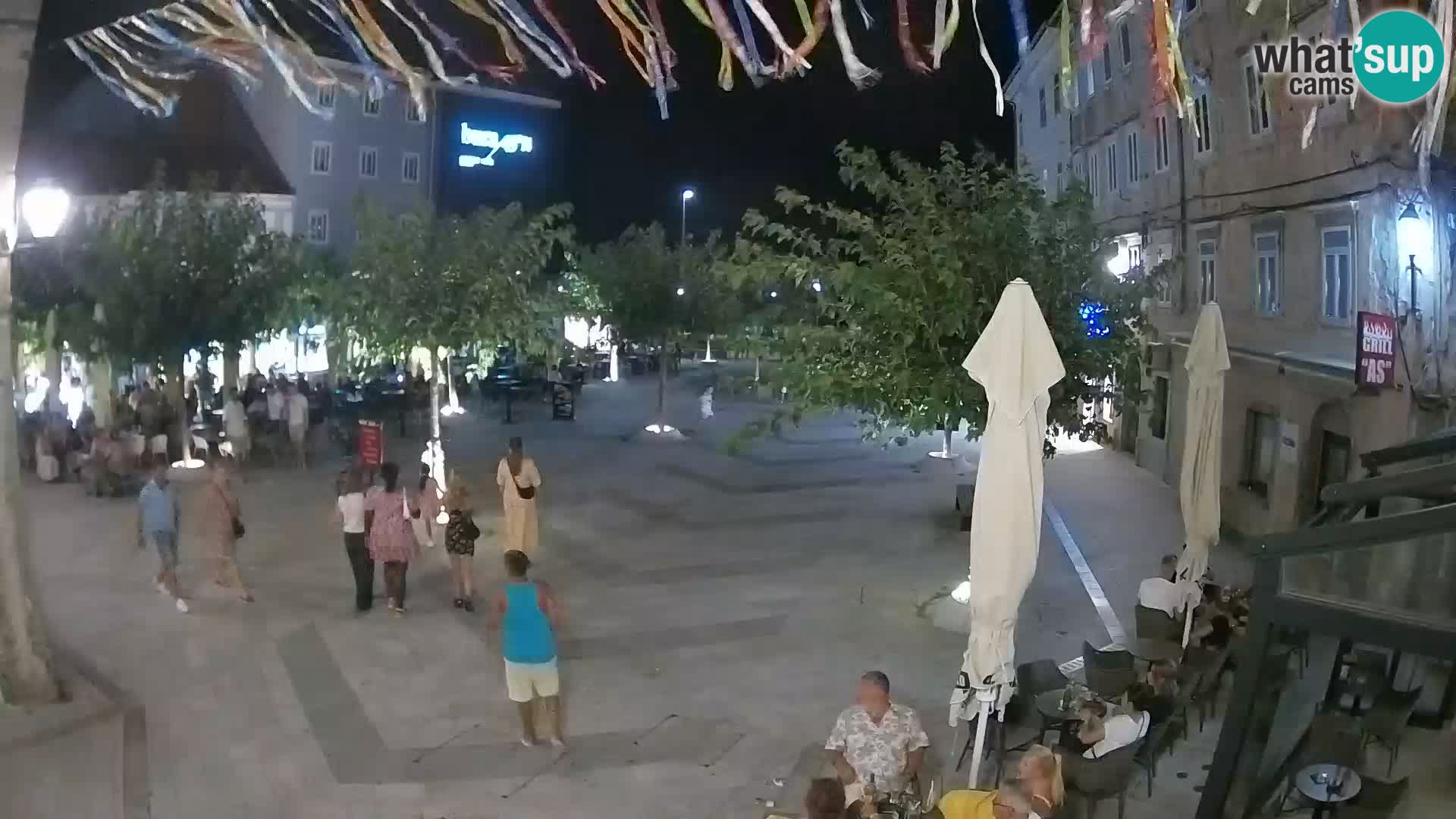 Centre de la ville de Senj – Place Pavlin – Live Cam Dalmatie