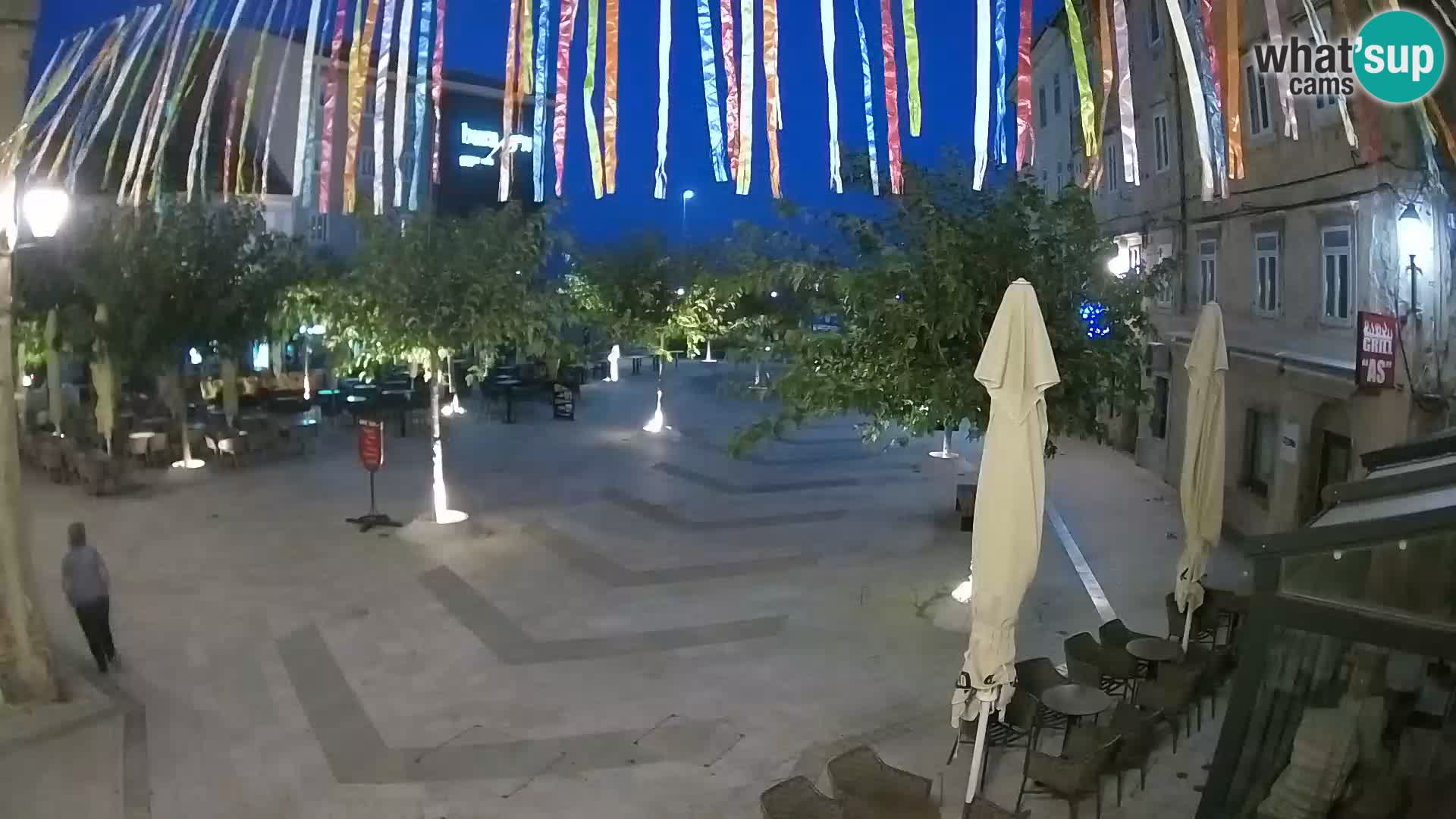 Center of Senj city – Pavlin square – Live Cam Dalmatia