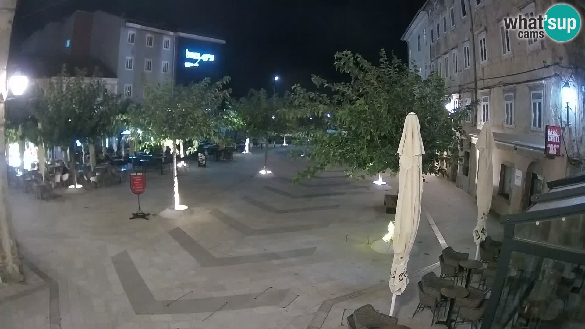 Center of Senj city – Pavlin square – Live Cam Dalmatia