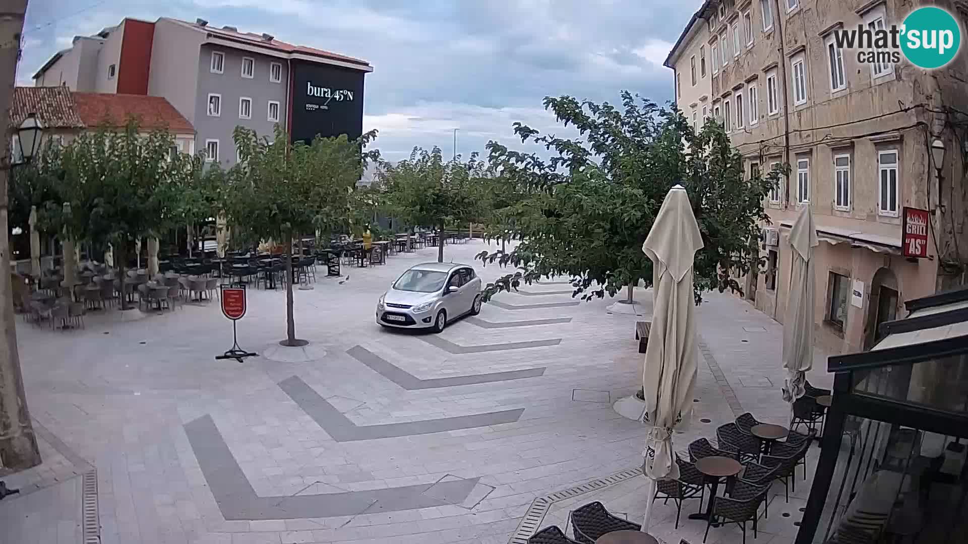 Centro della città di Senj – Piazza Pavlin – Live Cam Dalmazia