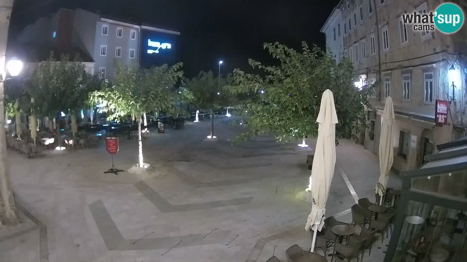 Center of Senj city – Pavlin square – Live Cam Dalmatia
