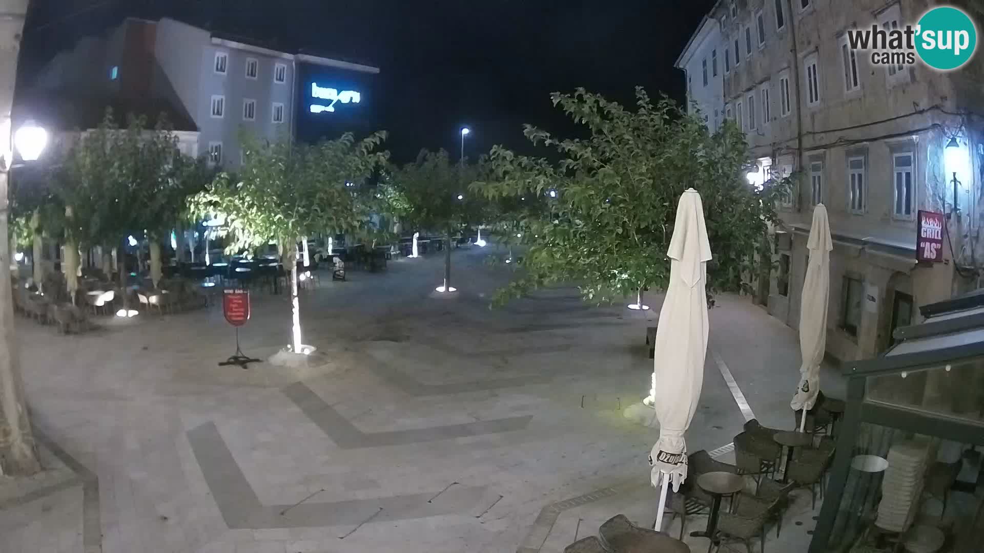 Centro della città di Senj – Piazza Pavlin – Live Cam Dalmazia