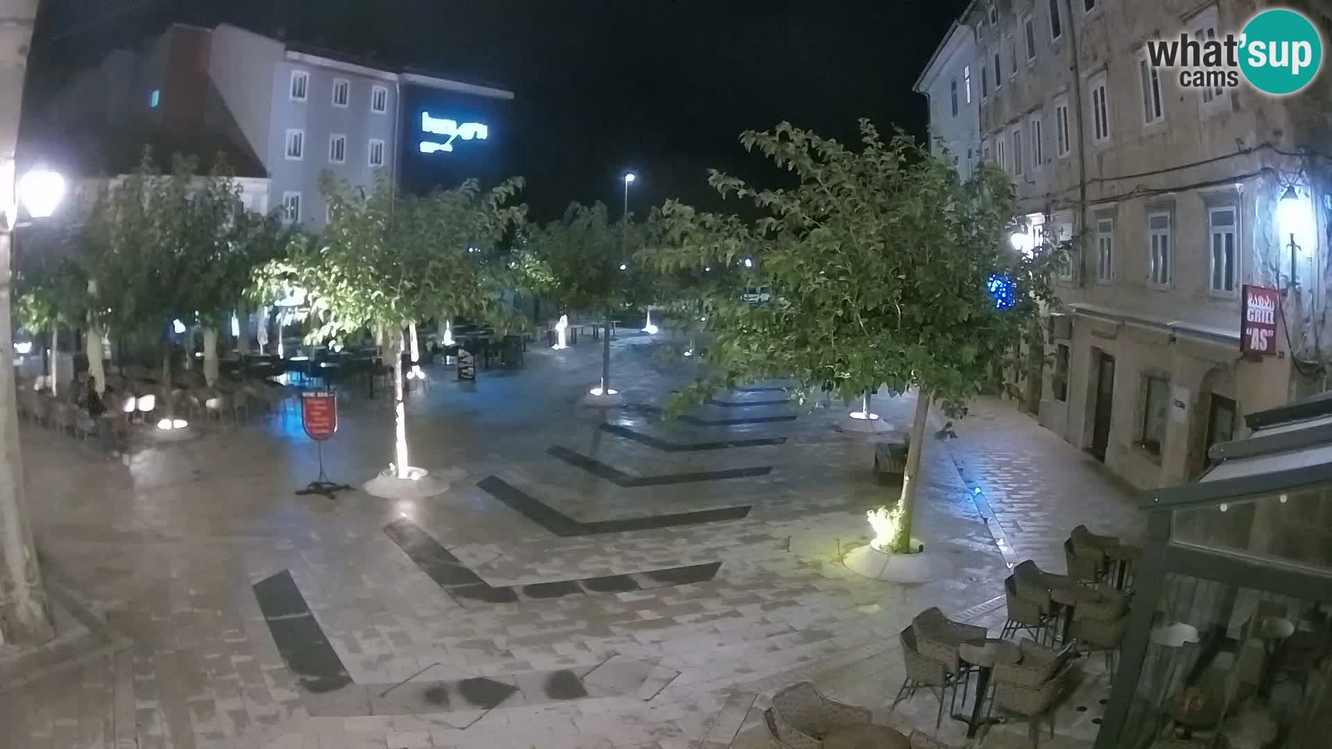 Centro della città di Senj – Piazza Pavlin – Live Cam Dalmazia