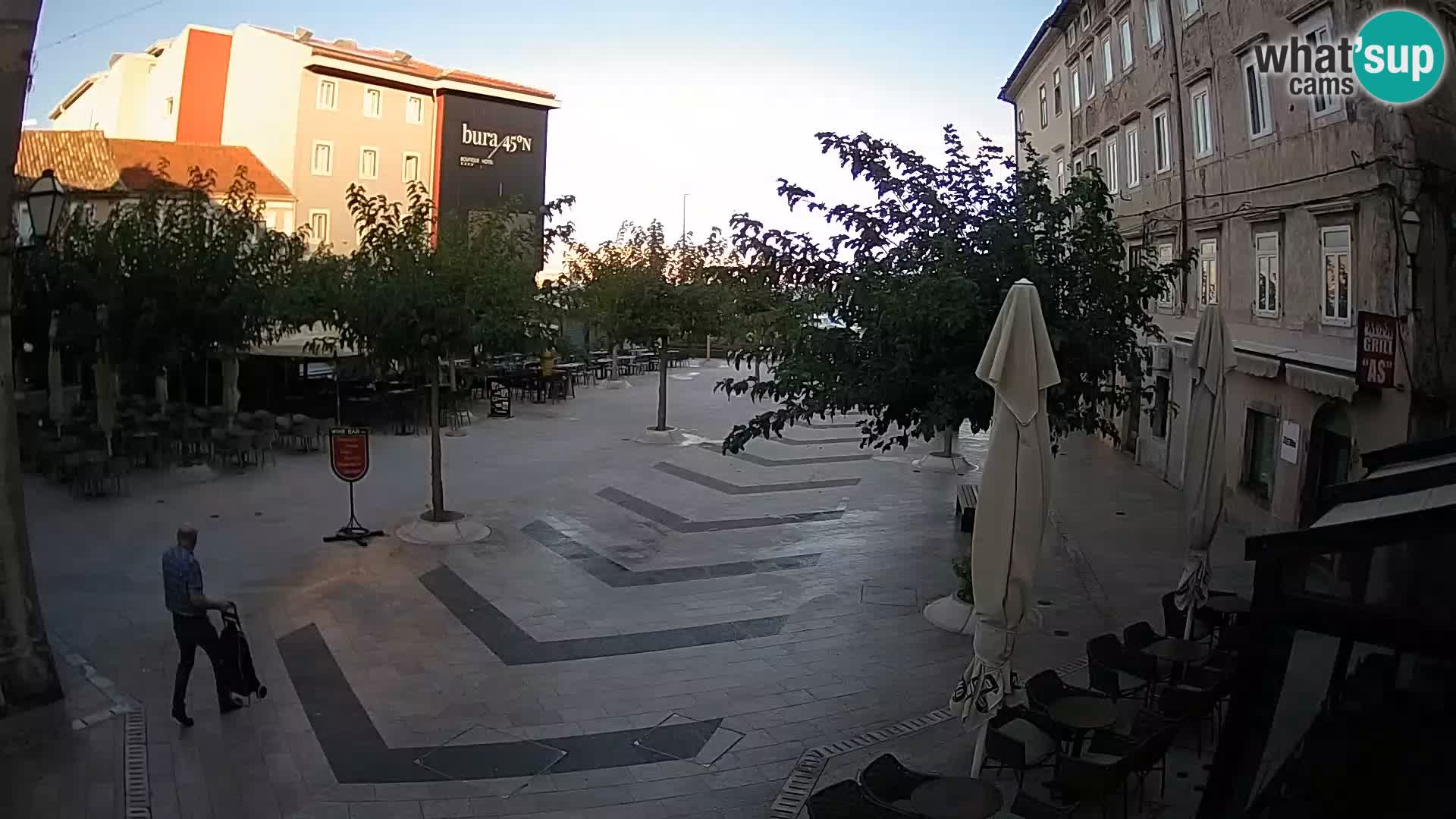 Centre de la ville de Senj – Place Pavlin – Live Cam Dalmatie