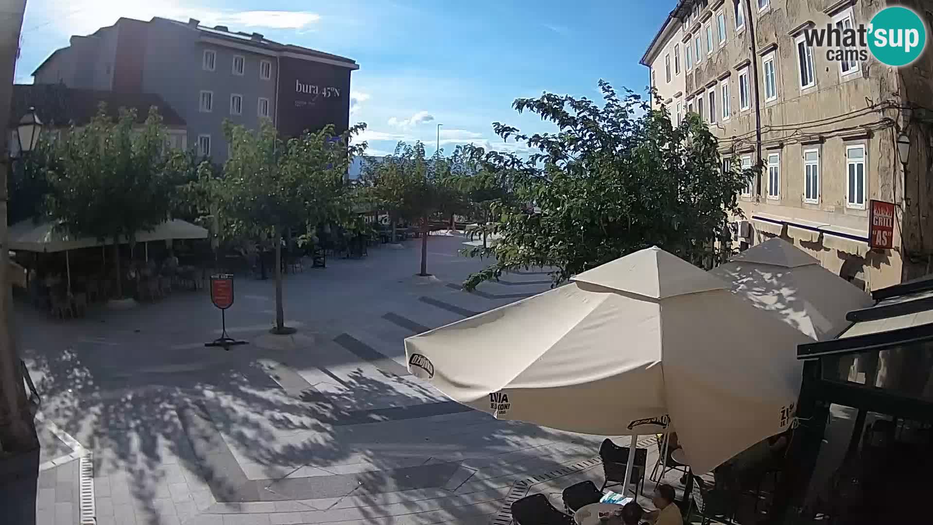 Center of Senj city – Pavlin square – Live Cam Dalmatia