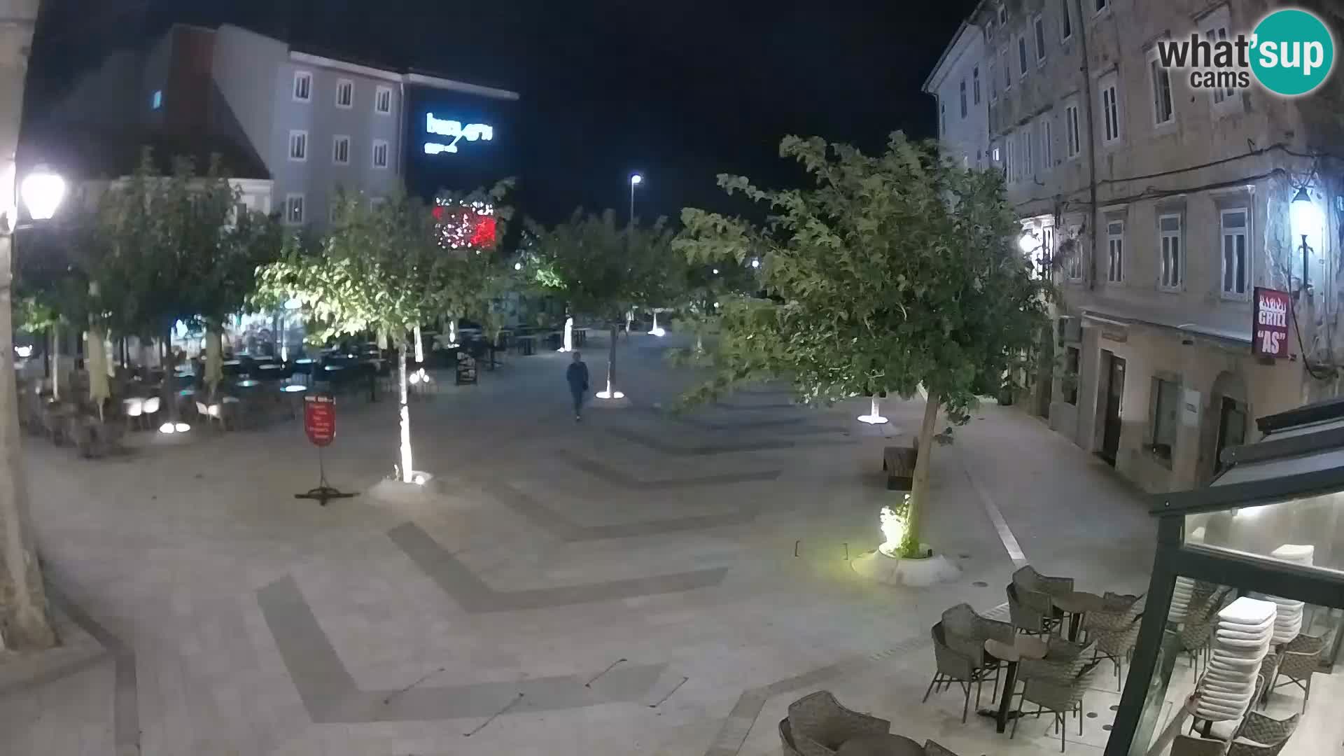 Center of Senj city – Pavlin square – Live Cam Dalmatia
