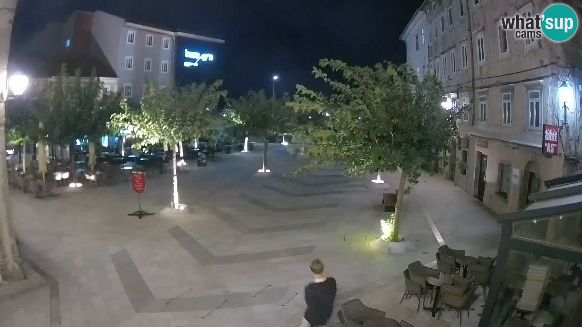 Centre de la ville de Senj – Place Pavlin – Live Cam Dalmatie