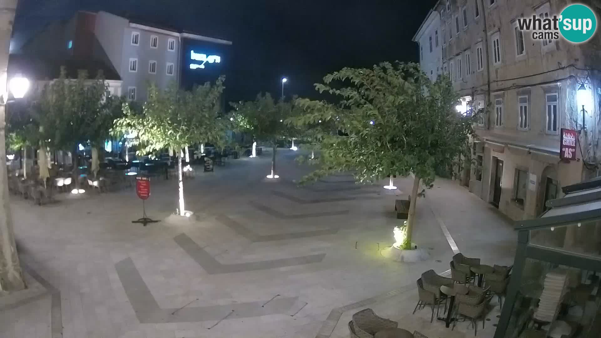 Center of Senj city – Pavlin square – Live Cam Dalmatia