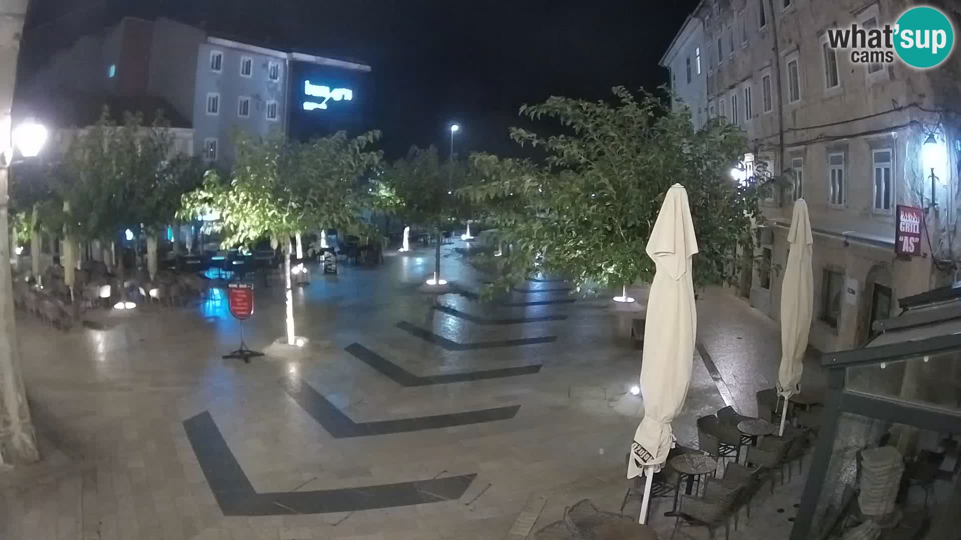 Centre de la ville de Senj – Place Pavlin – Live Cam Dalmatie